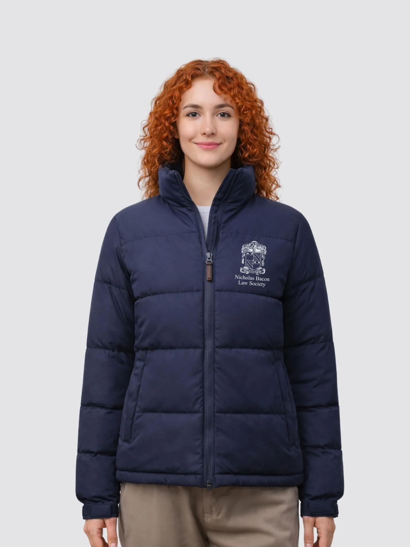 Nicholas Bacon Law Society Ladies Puffer Jacket - Image 3