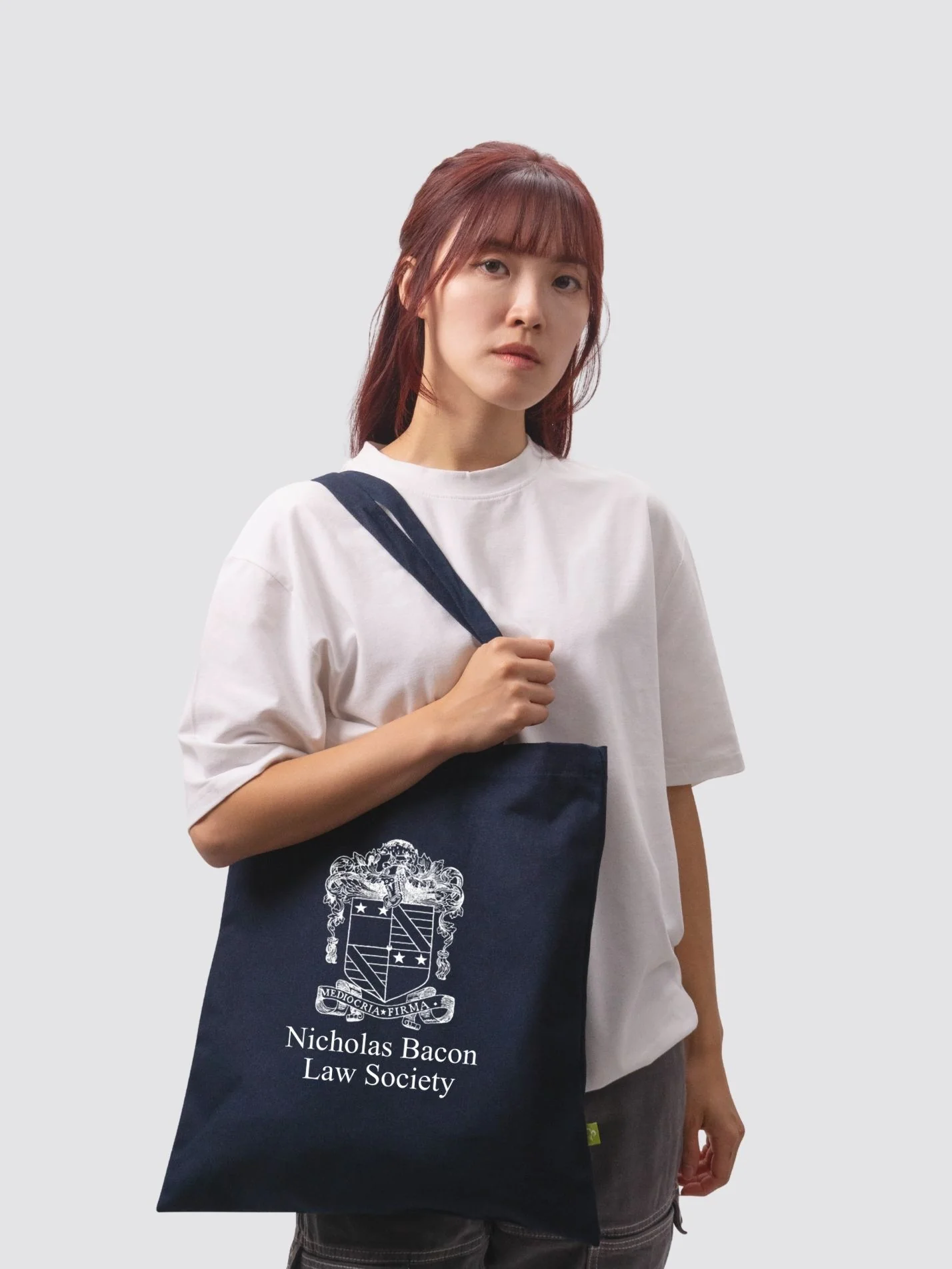 Nicholas Bacon Law Society Organic Cotton Printed Tote Bag - Image 3