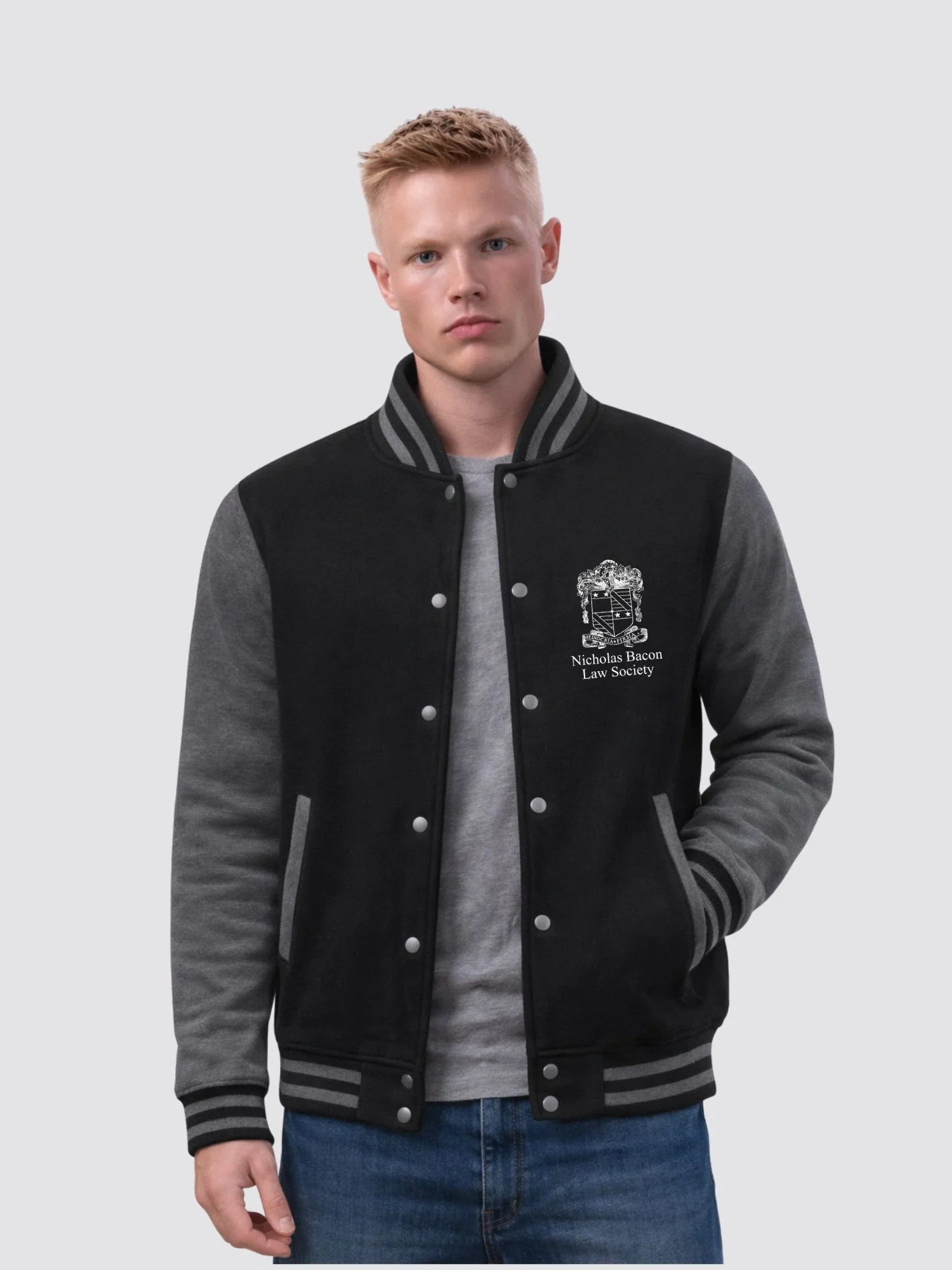 Nicholas Bacon Law Society Varsity Jacket - Image 6