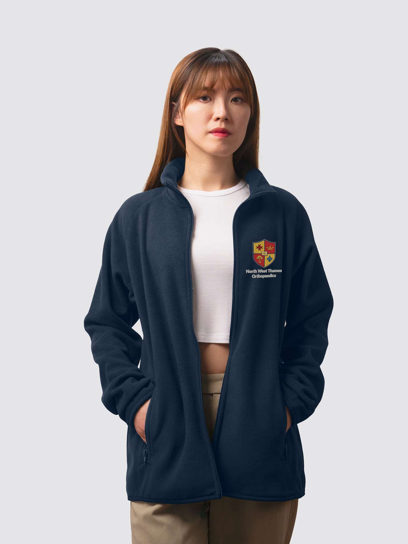 North West Thames Orthopaedics Sustainable Unisex Full Zip Fleece