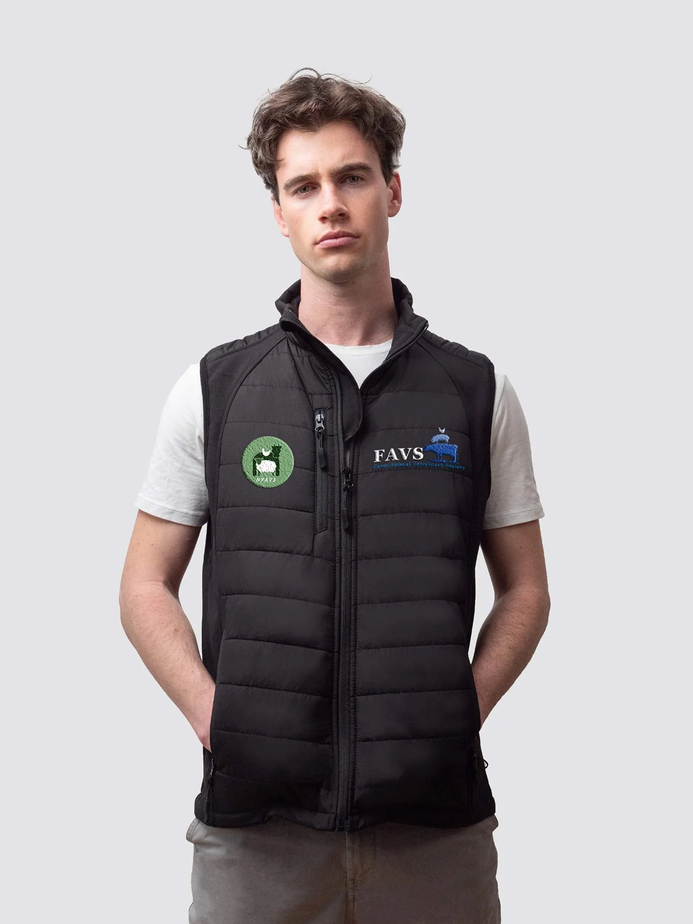 Nottingham Sept FAVS Sustainable Unisex Gilet Puffer - Image 2