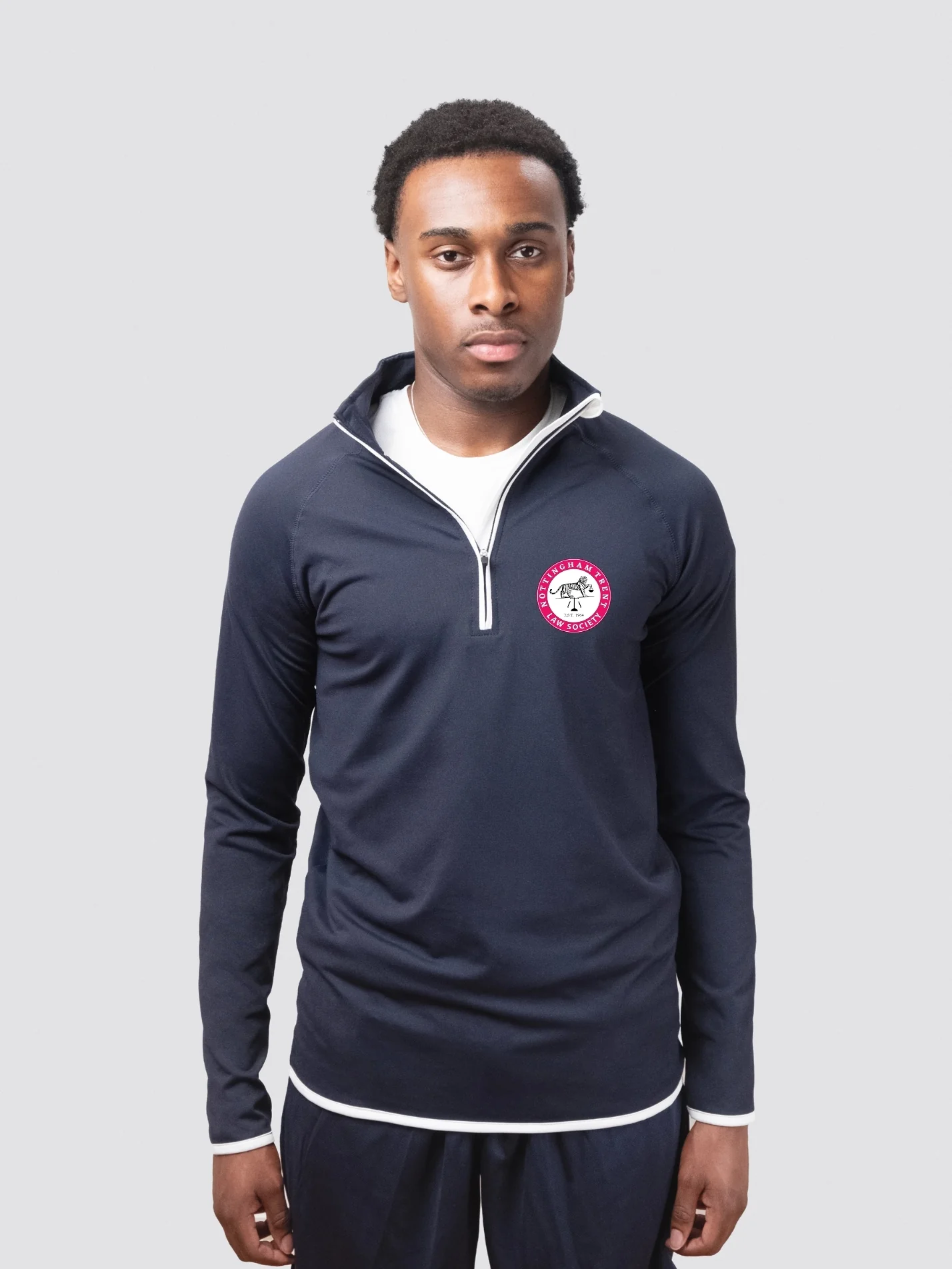 Nottingham Trent Law Society Men's Performance 1/4 Zip Sweatshirt