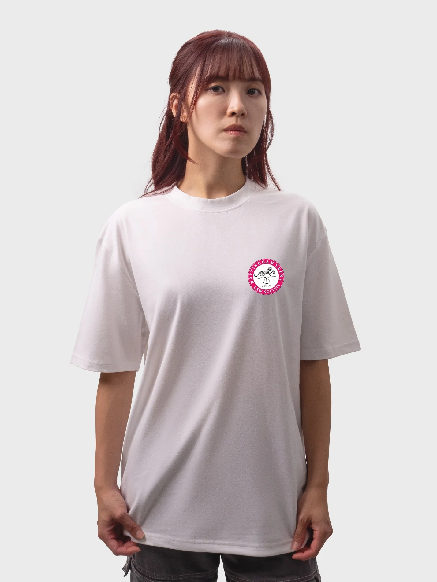 Nottingham Trent Law Society Unisex Heavy Oversized T-Shirt - Image 3