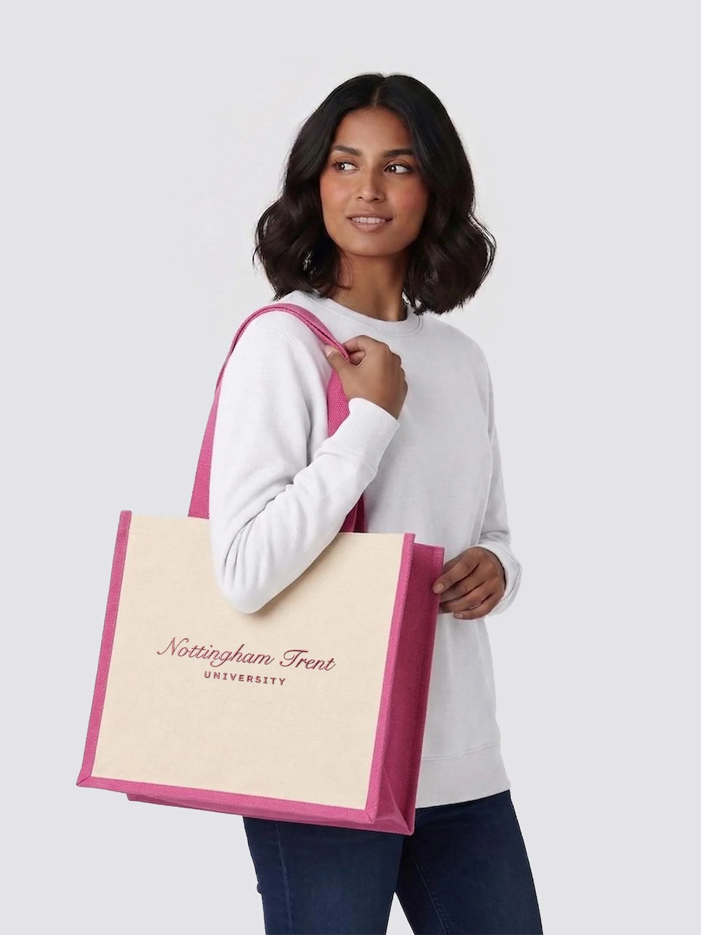 Nottingham Trent University Heritage Jute Canvas Shopper