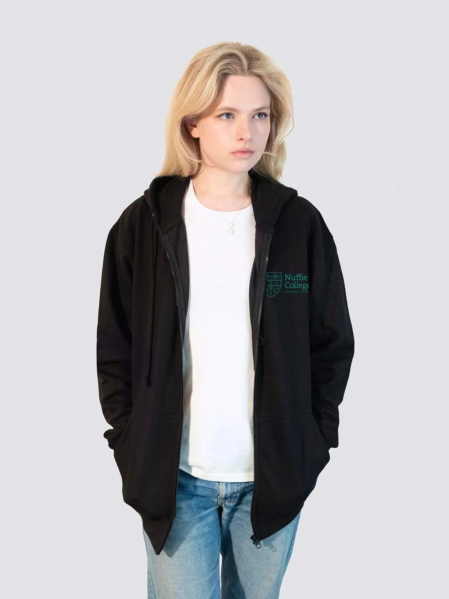 Nuffield College Oxford Zip-Up Unisex Hoodie