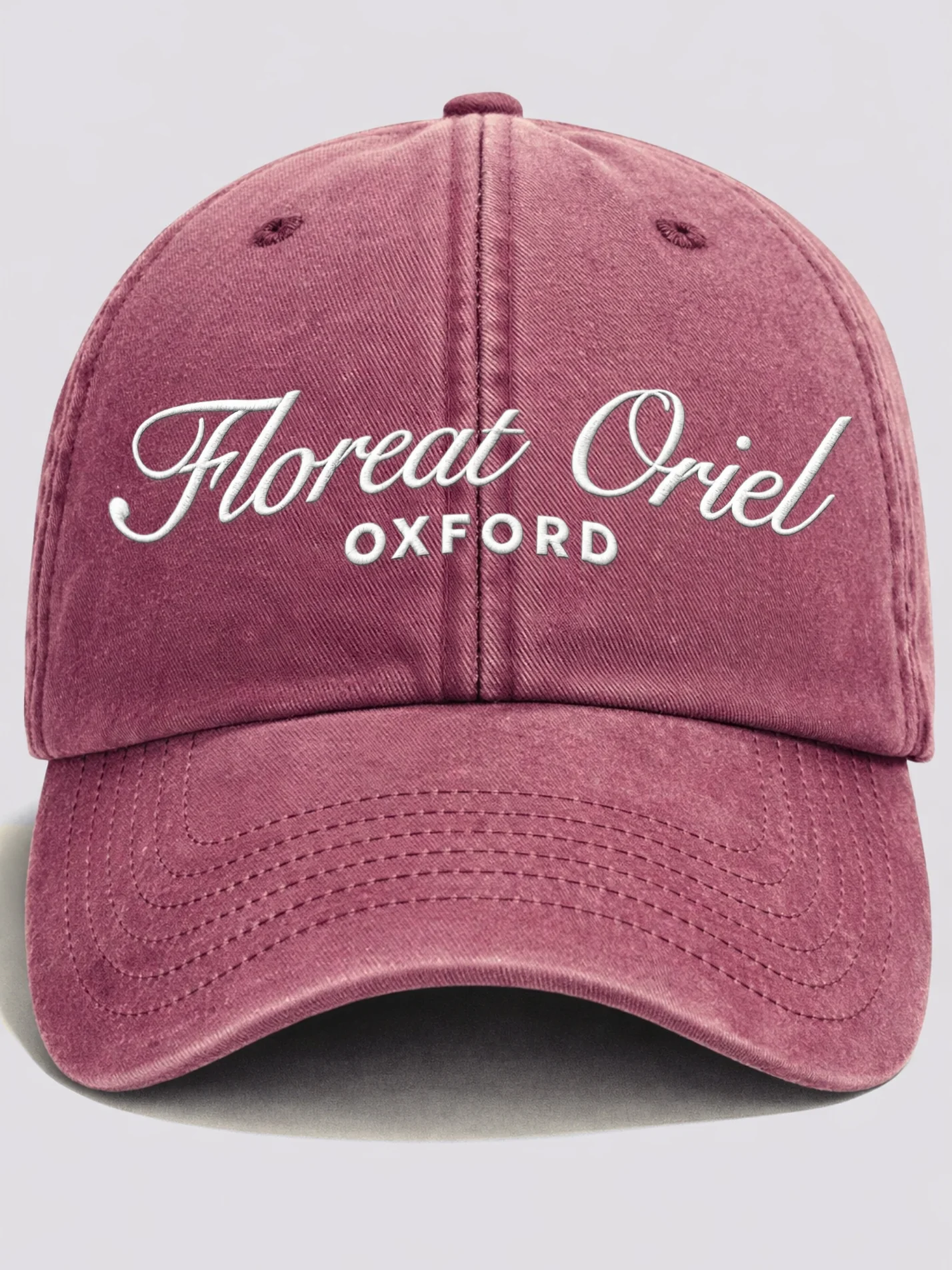Oriel College Oxford MCR Heritage Vintage Cap - Image 3