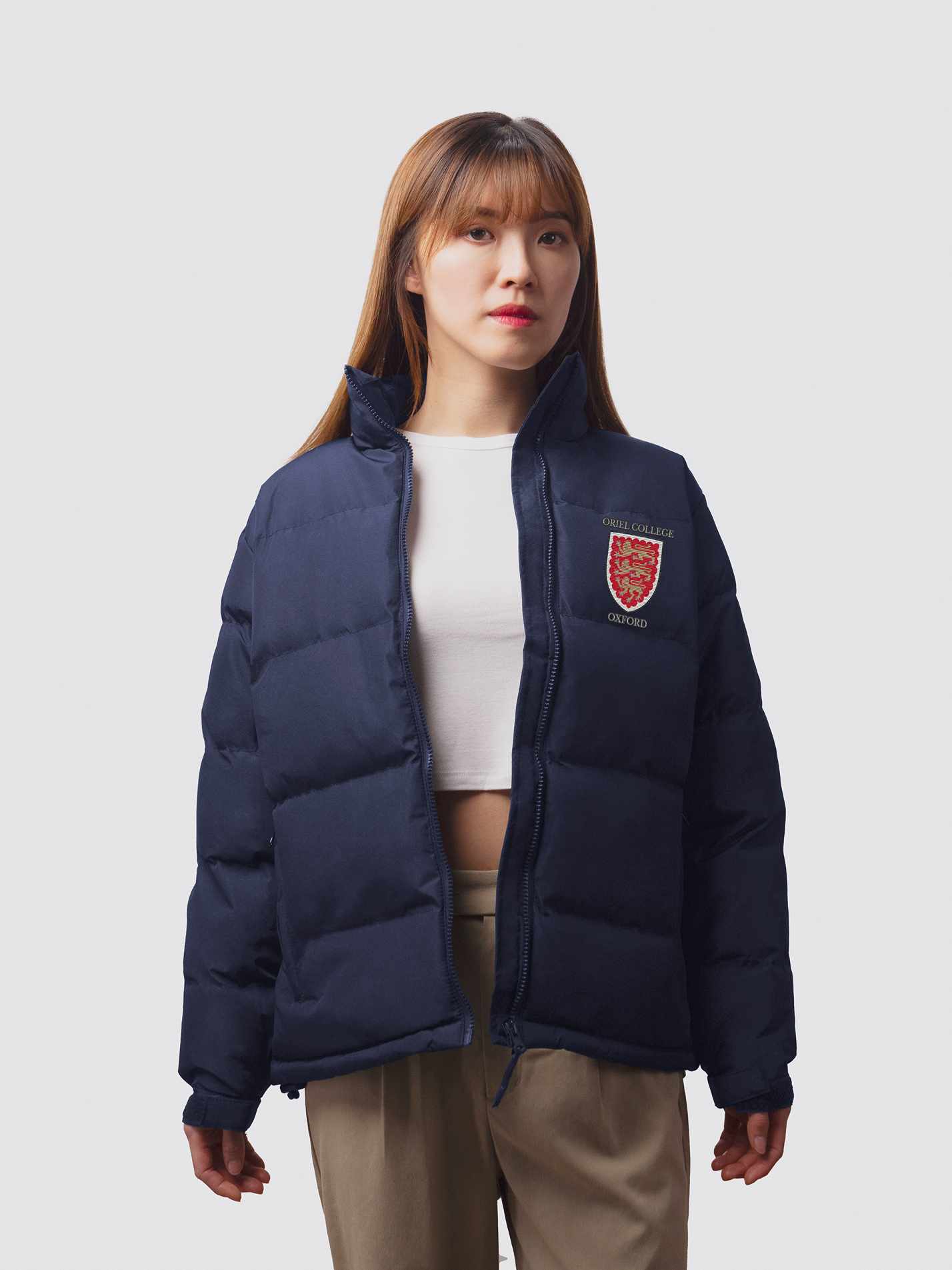 Oriel College Oxford MCR Ladies Puffer Jacket - Image 5