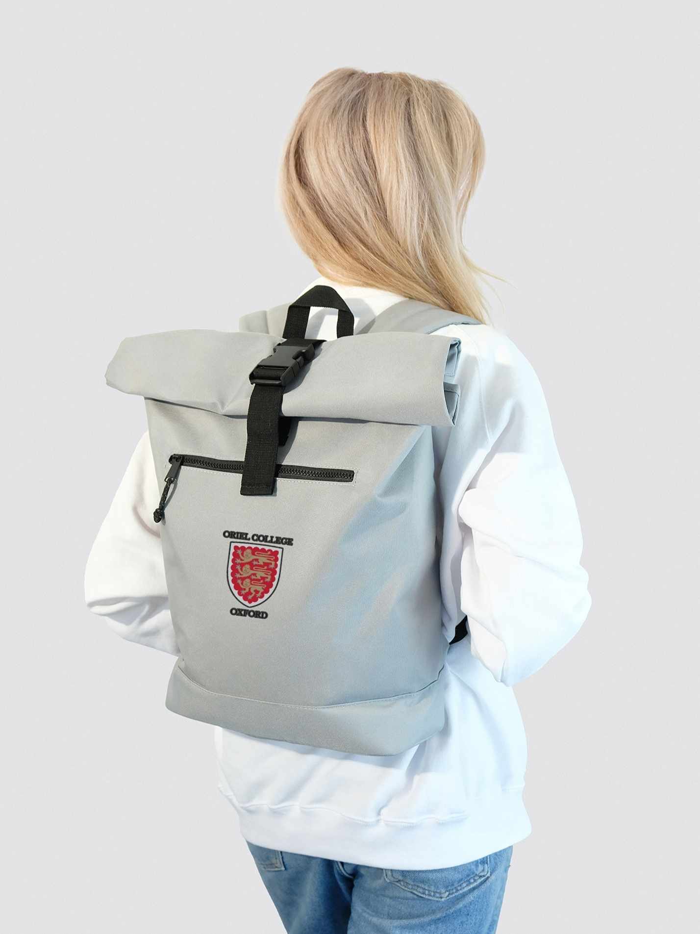 Oriel College Oxford MCR Roll Top Backpack