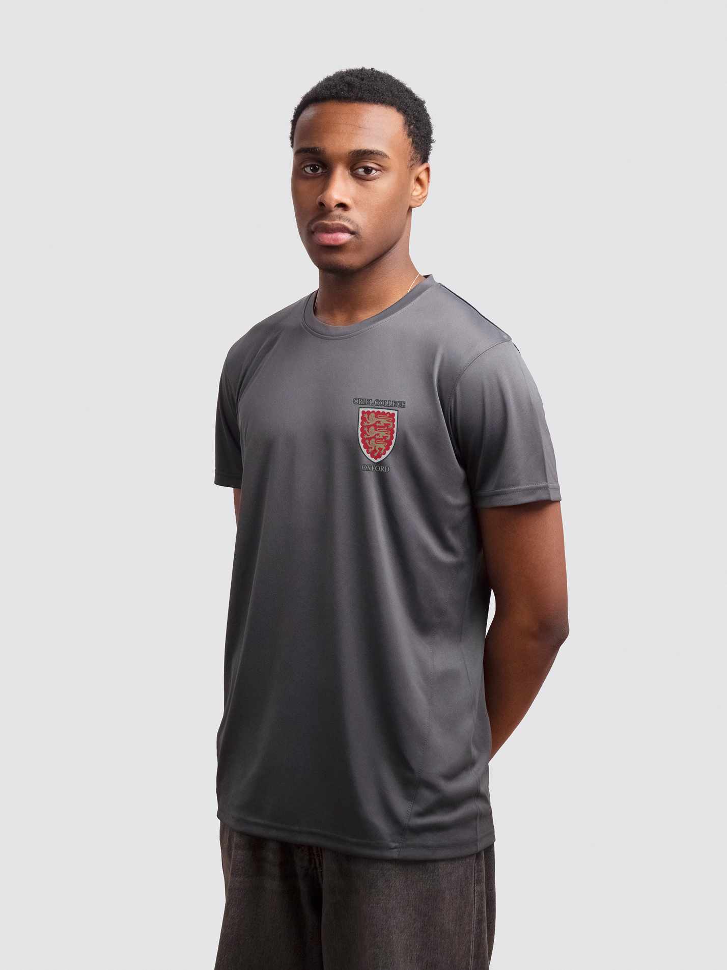 Oriel College Oxford MCR Sustainable Men's Performance T-Shirt - Image 3