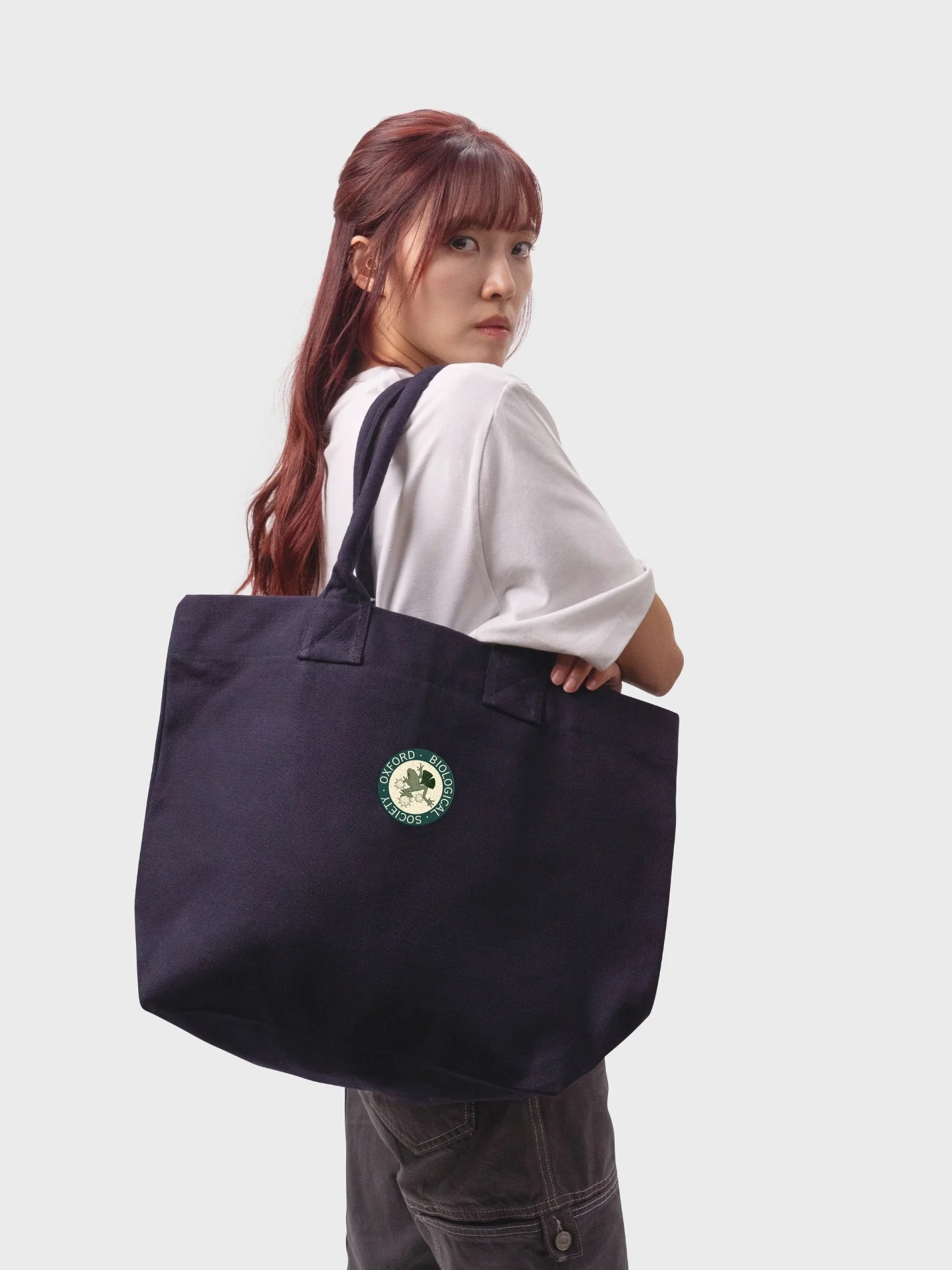 Oxford Biological Society Cotton Canvas Printed Shopper Bag - Image 2