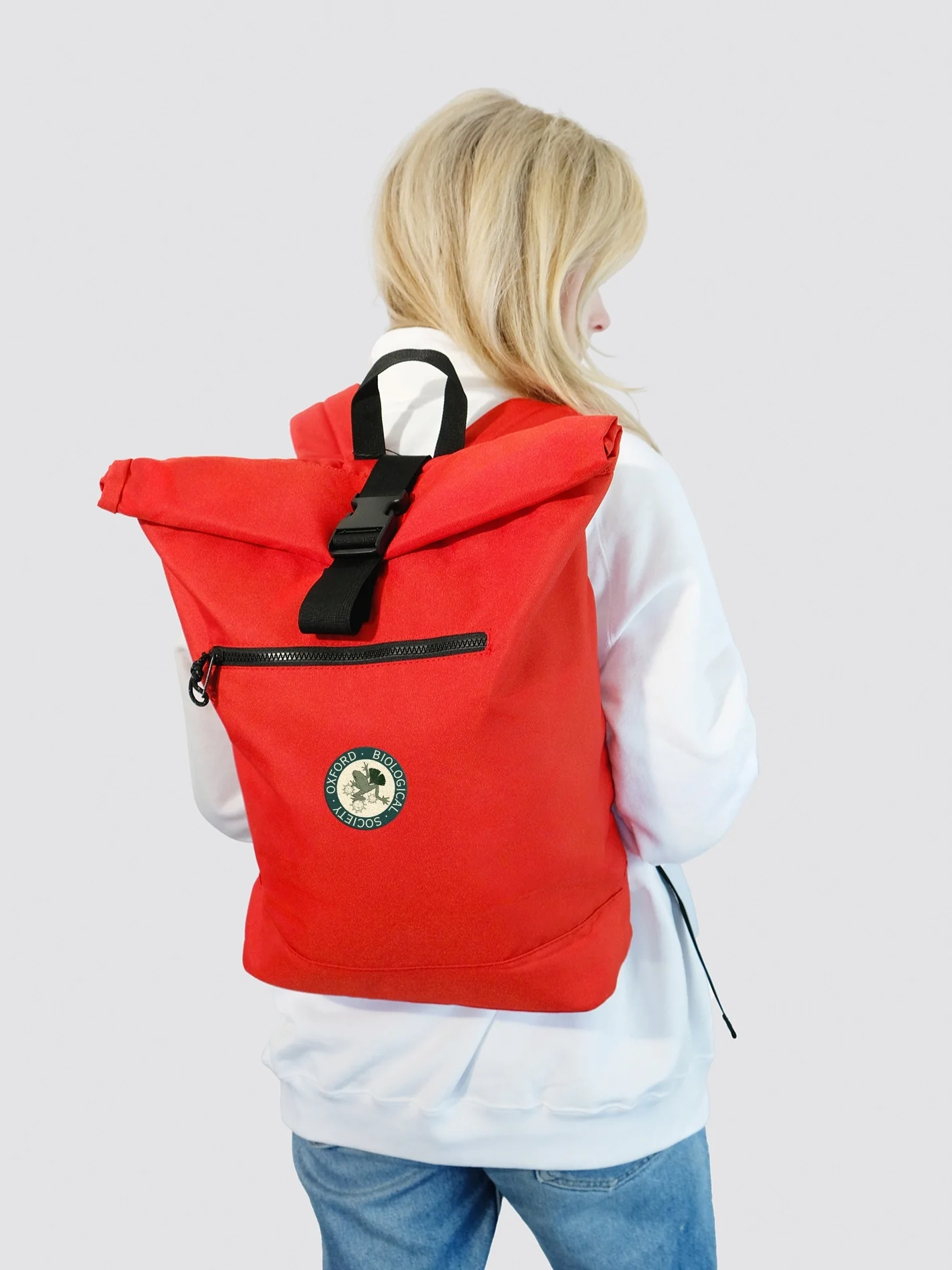Oxford Biological Society Roll Top Backpack - Image 10