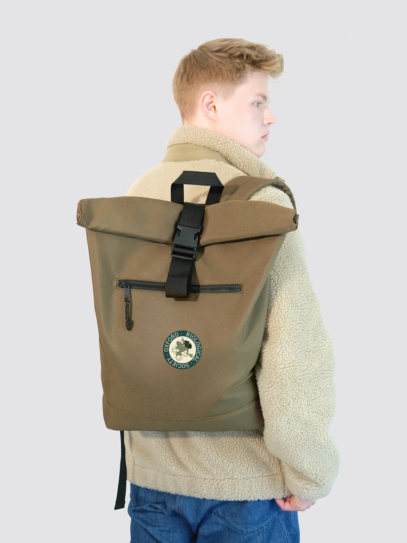 Oxford Biological Society Roll Top Backpack - Image 6