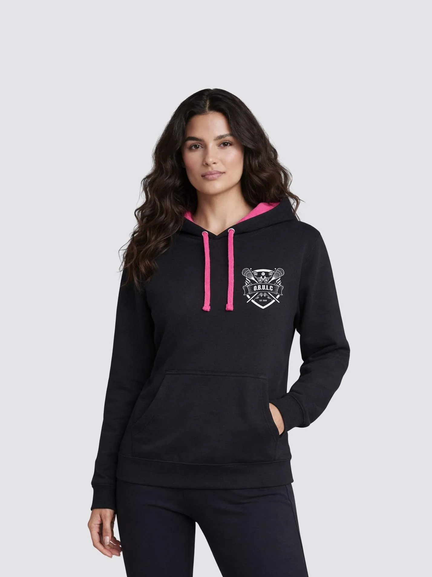 Oxford Brookes University Lacrosse Contrast Hoodie - Image 4