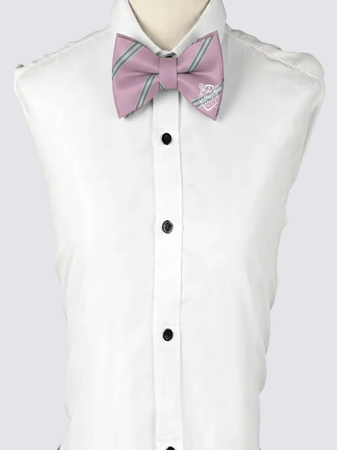 Oxford Brookes University Lacrosse CUSTOM Self-Tie bowtie - Image 2