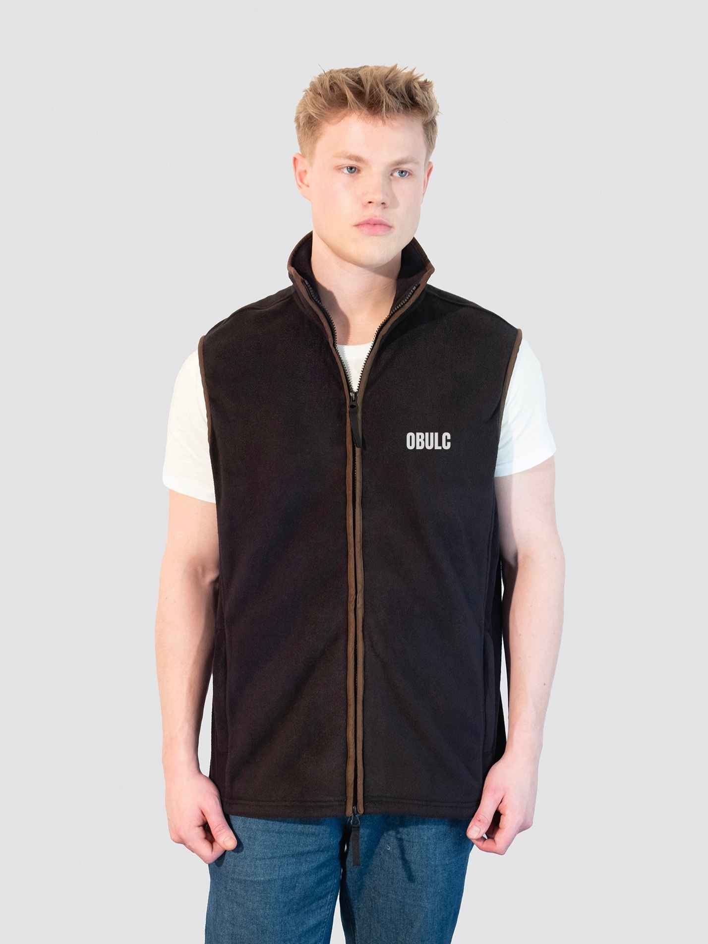 Oxford Brookes University Lacrosse Men's Heritage Gilet Fleece - Image 2