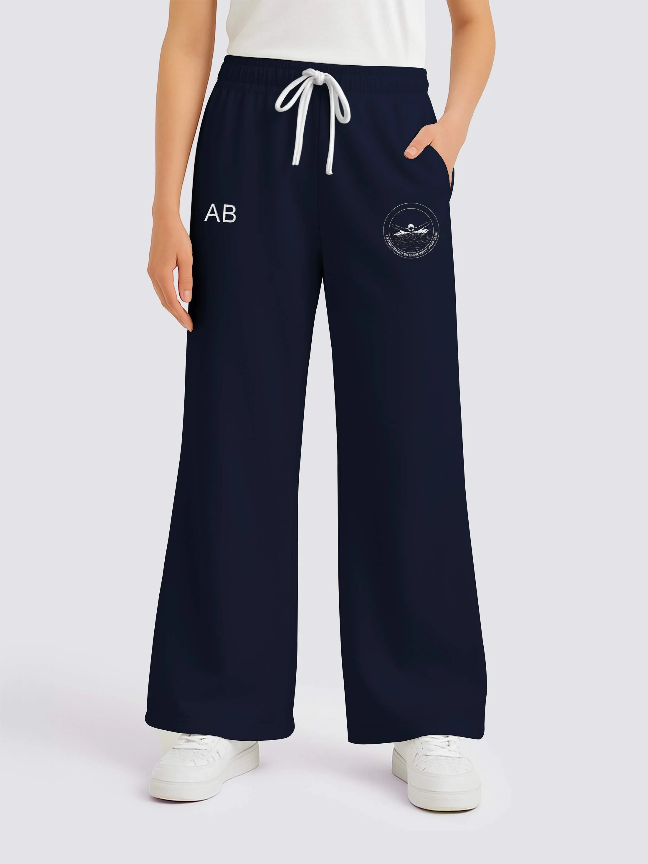 Oxford Brookes University Swimming Club Varsity Wide-Leg Joggers