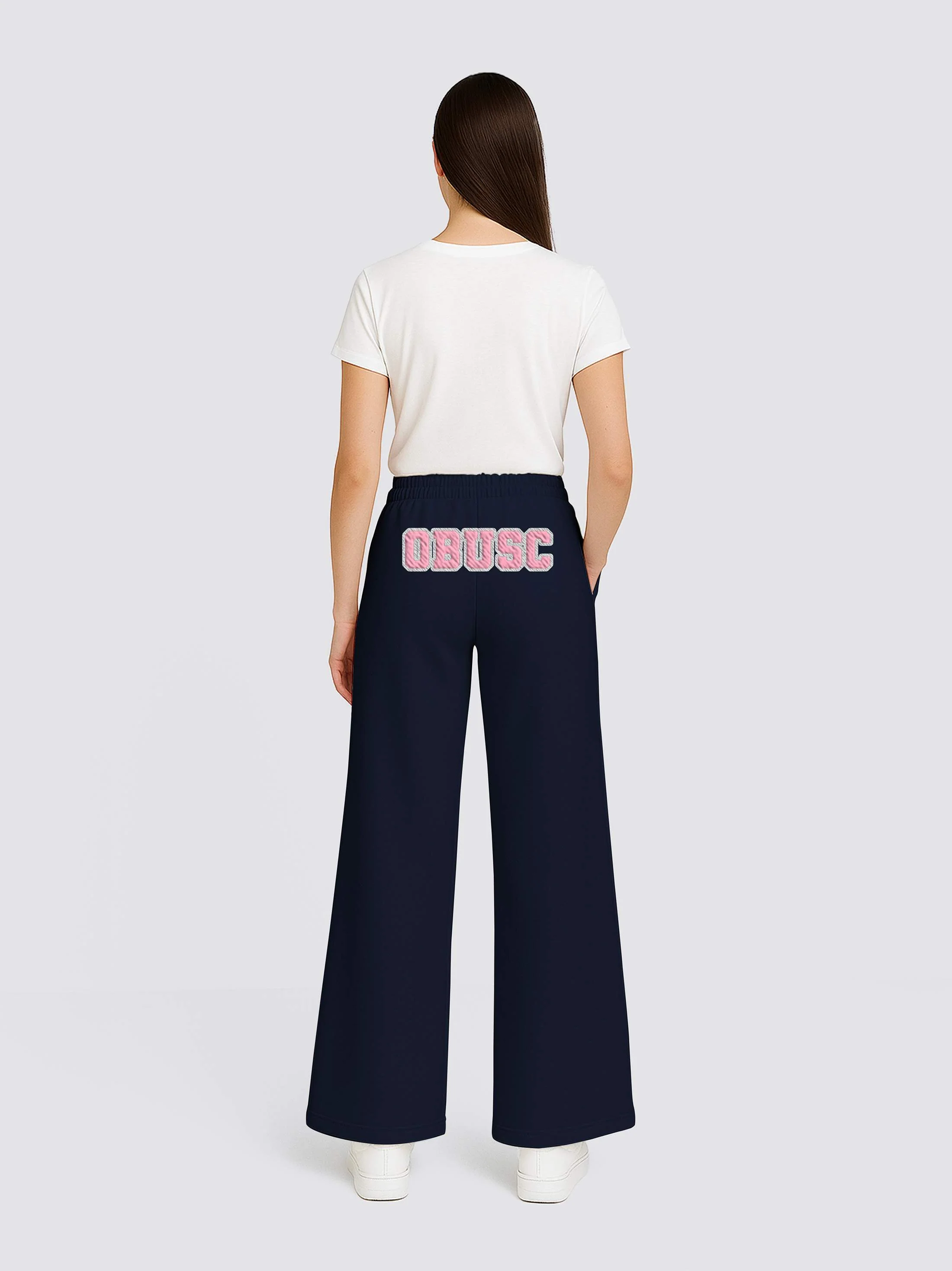 Oxford Brookes University Swimming Club Varsity Wide-Leg Joggers - Image 2