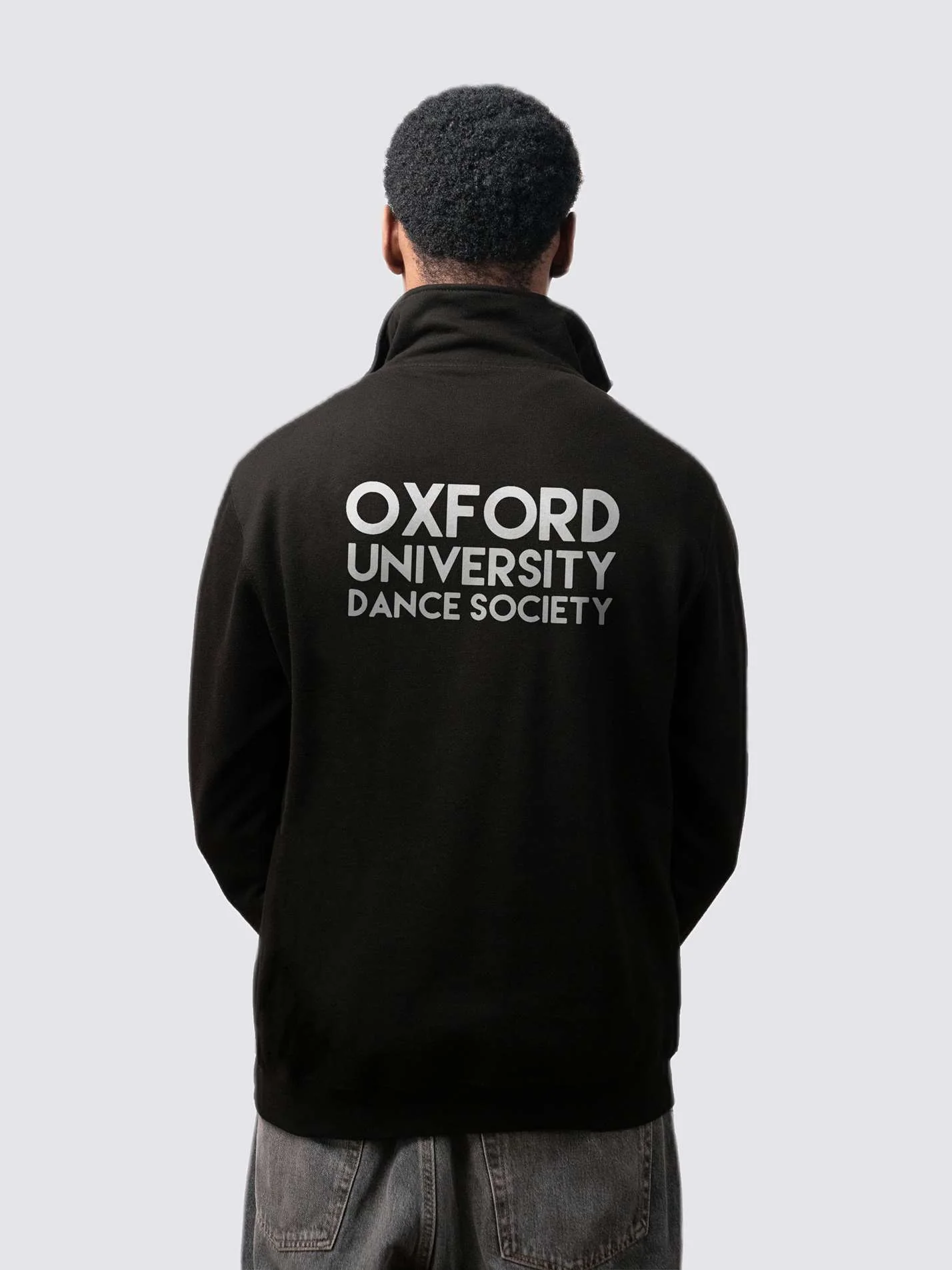 Oxford Dance Society Unisex 1/4 Zip Sweatshirt - Image 2