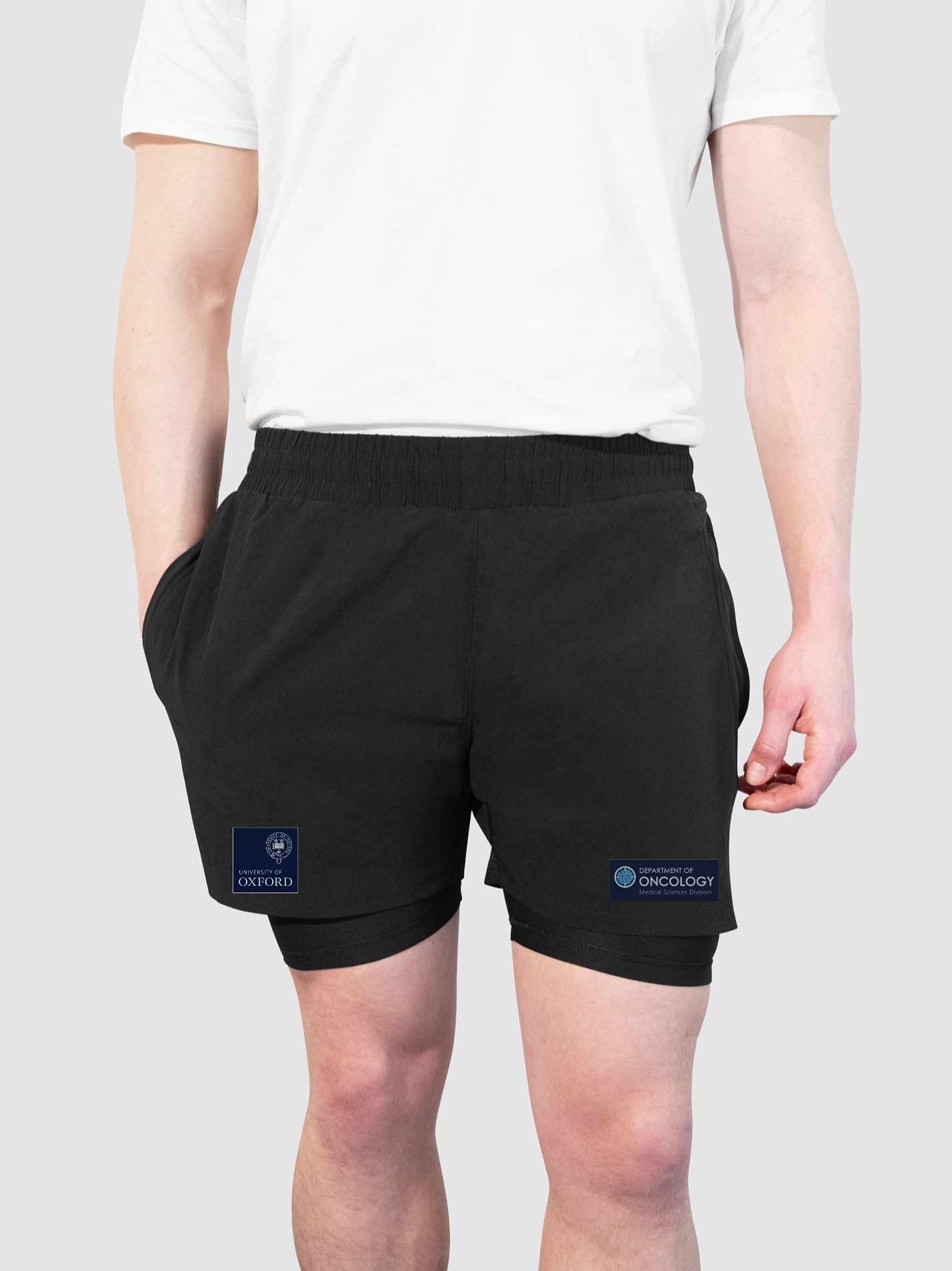 Oxford Department of Oncology Men's Dual Layer Sports Shorts