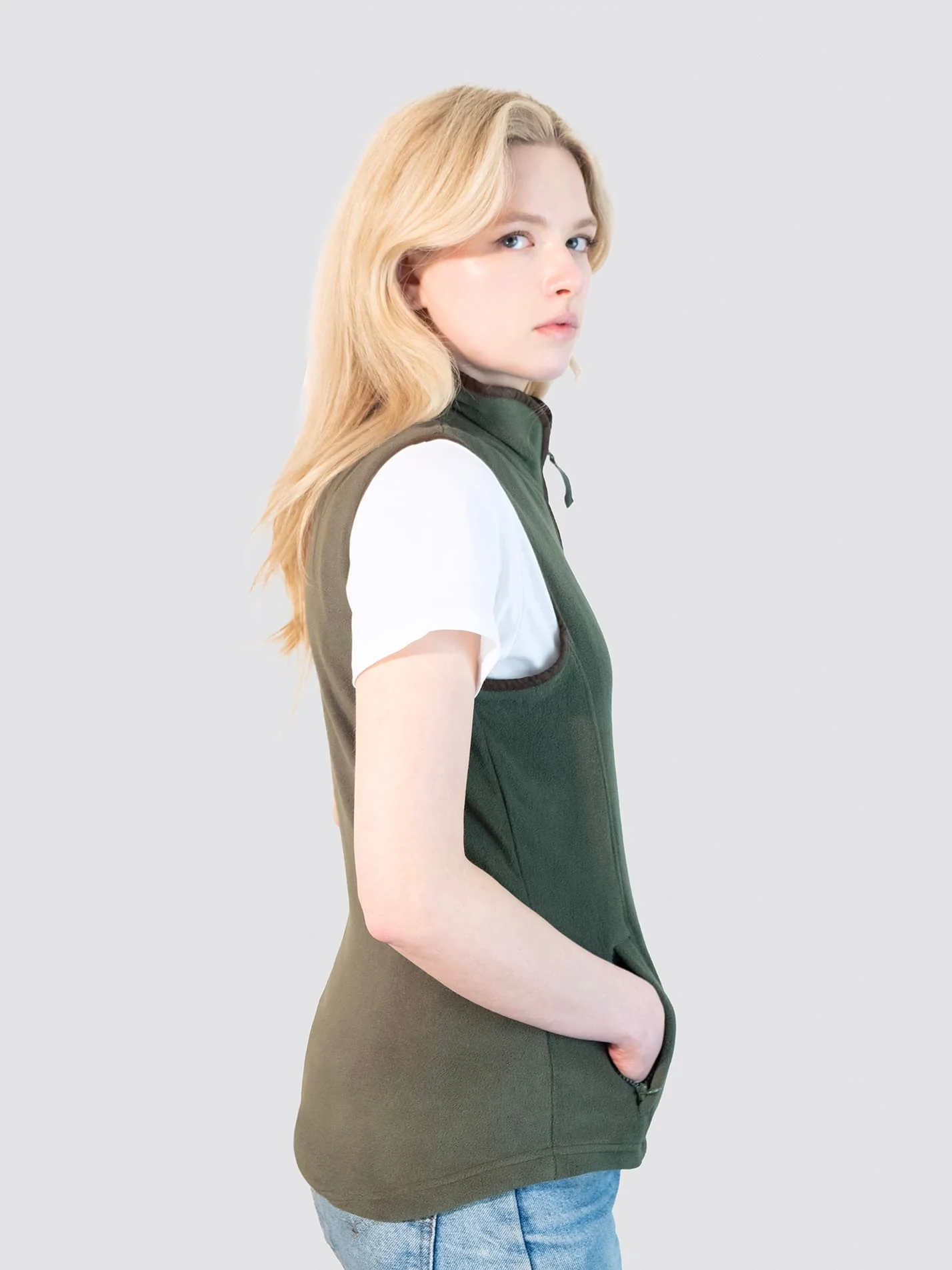 LSE ABACUS Ladies Heritage Gilet Fleece - Image 2