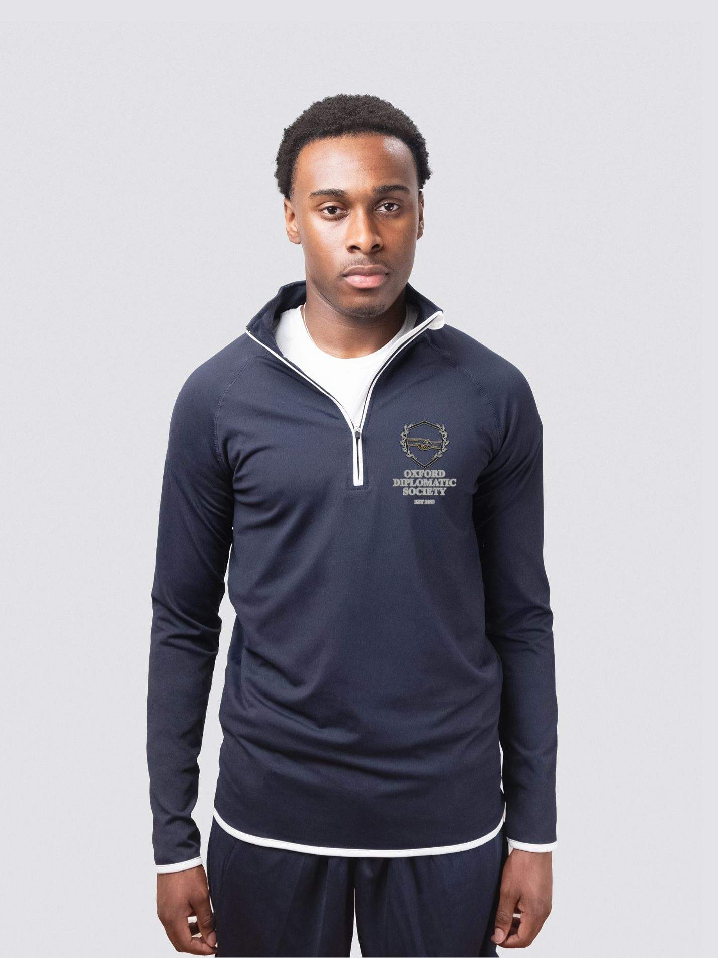 Oxford Diplomatic Society Men's Performance 1/4 Zip Sweatshirt