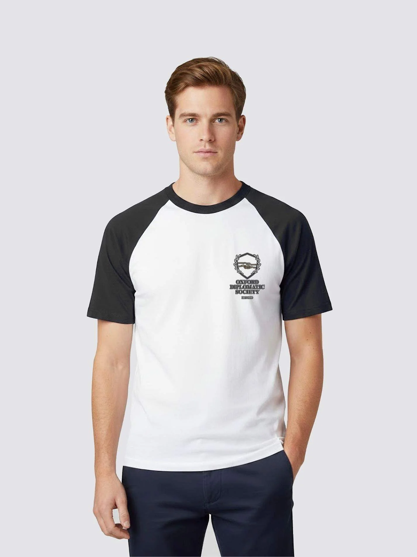 Oxford Diplomatic Society Unisex Baseball T-Shirt