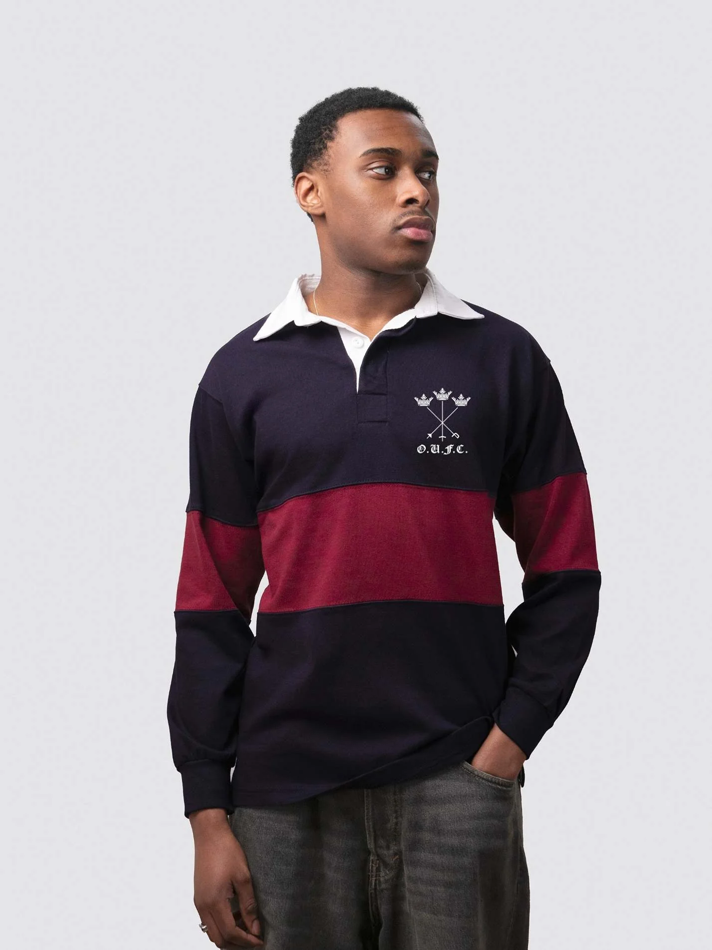 Oxford Fencing Unisex Panelled Rugby Shirt