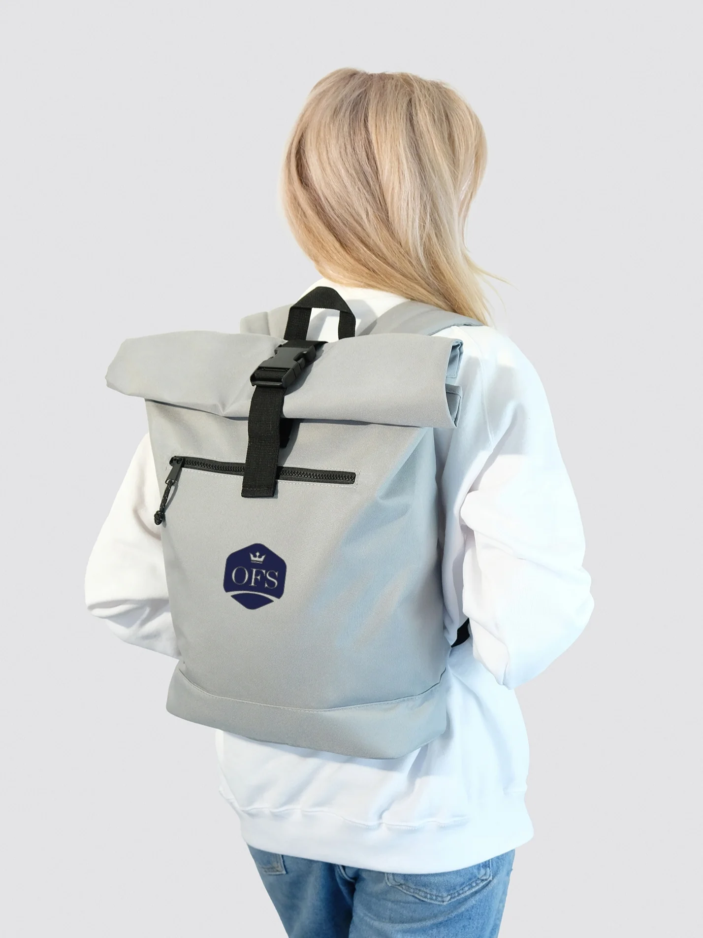 Oxford Finance Society Roll Top Backpack