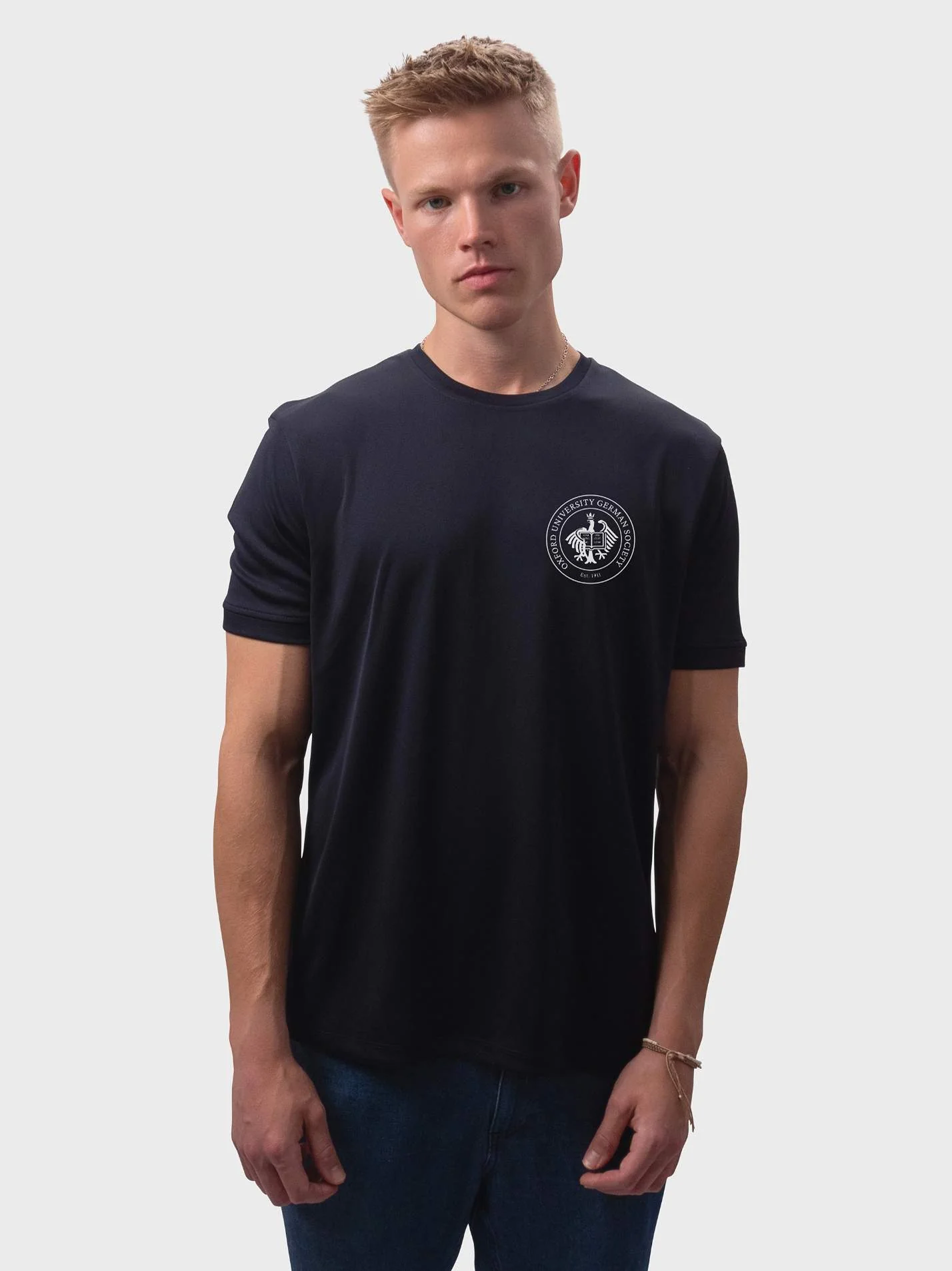 Oxford German Society Sustainable Men's Performance T-Shirt - Image 3