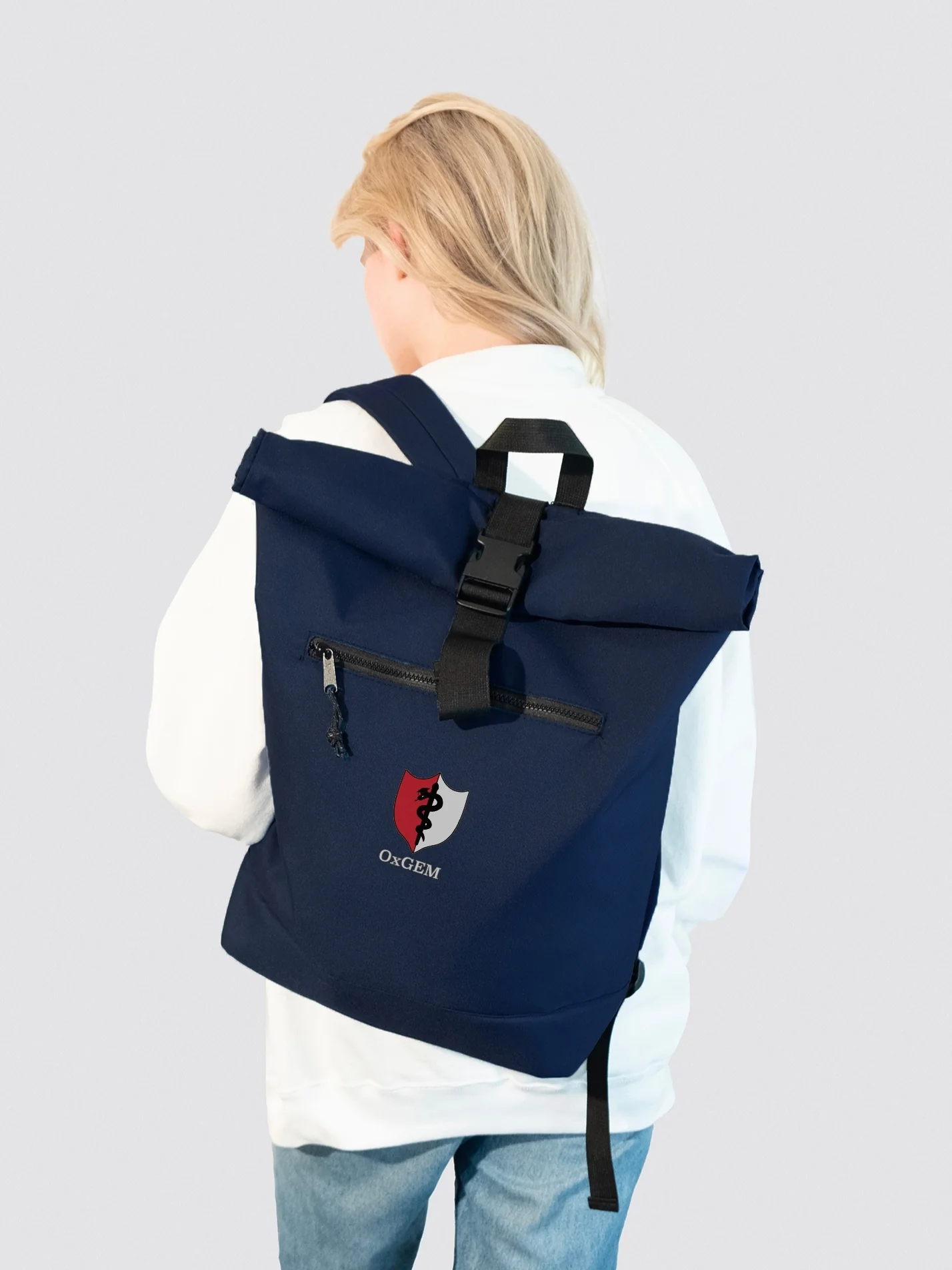 Oxford Graduate-Medic Society Roll Top Backpack - Image 4