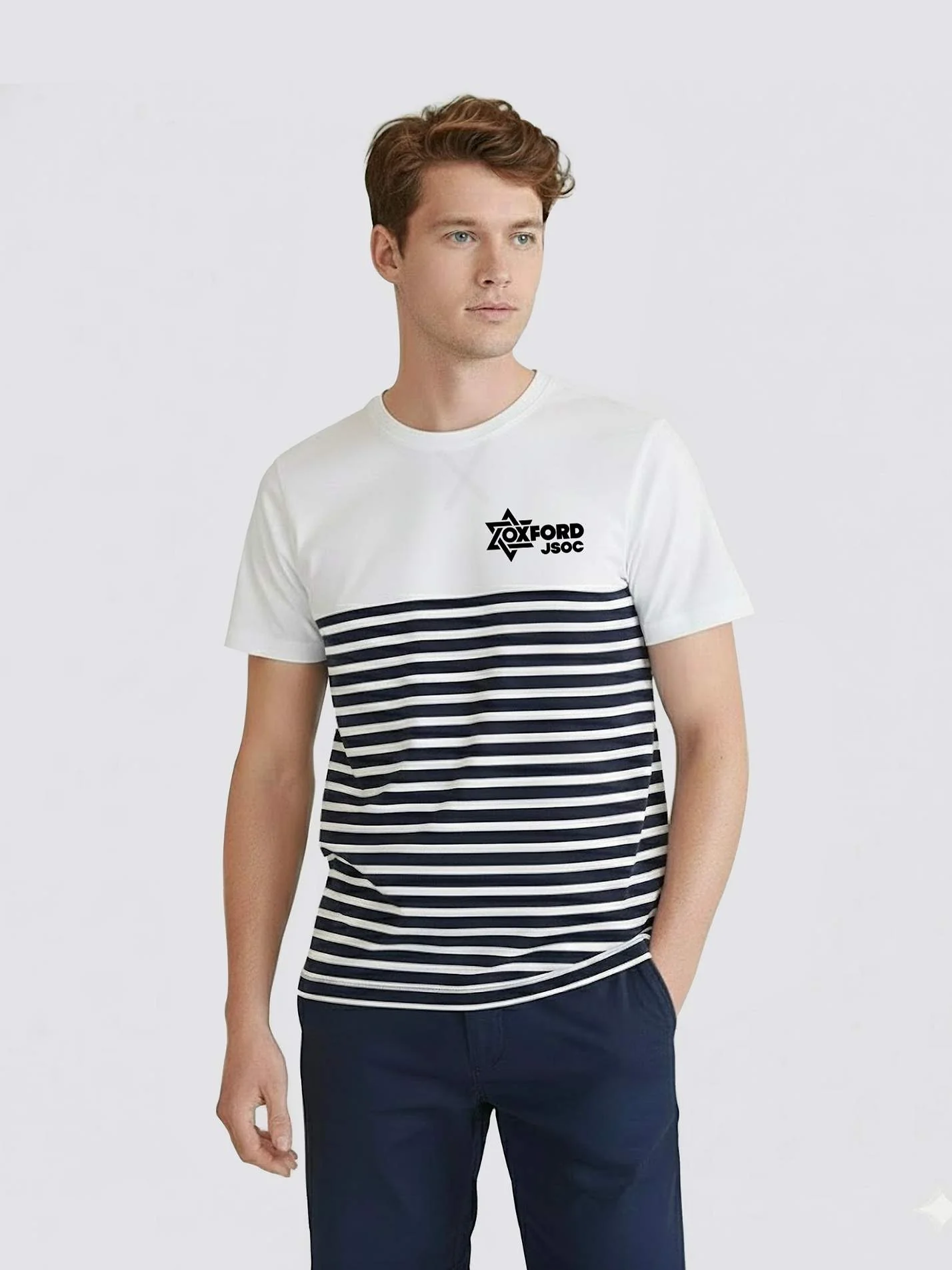 Oxford Jewish Society Striped T-Shirt