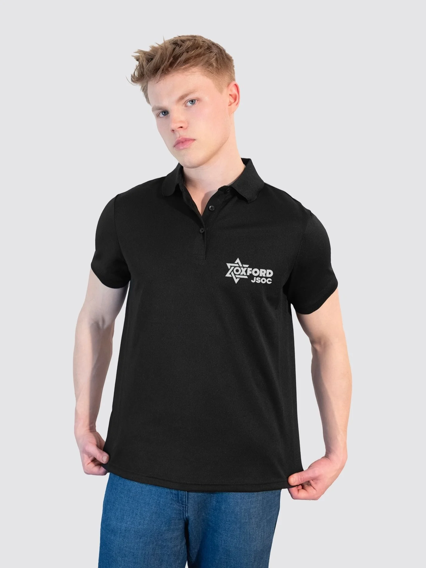 Oxford Jewish Society Sustainable Men's Polo Shirt