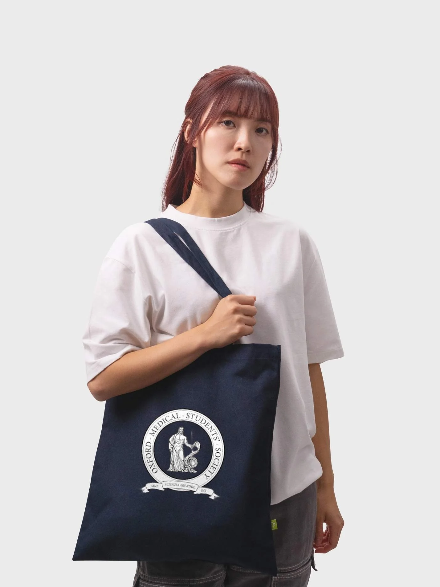 Oxford Medical Students' Society Organic Cotton Printed Tote Bag - Image 2