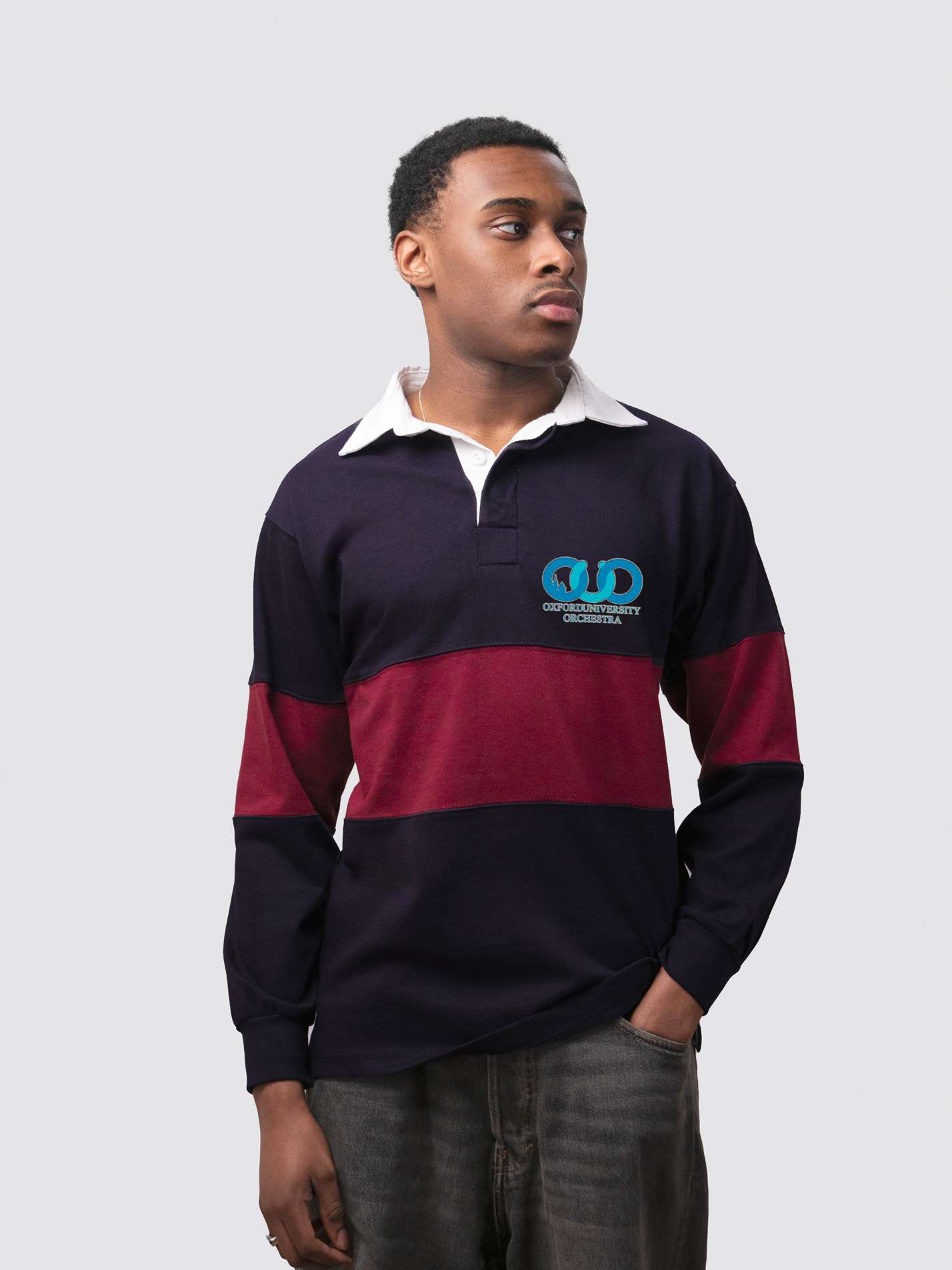 Oxford Orchestra Unisex Panelled Rugby Shirt