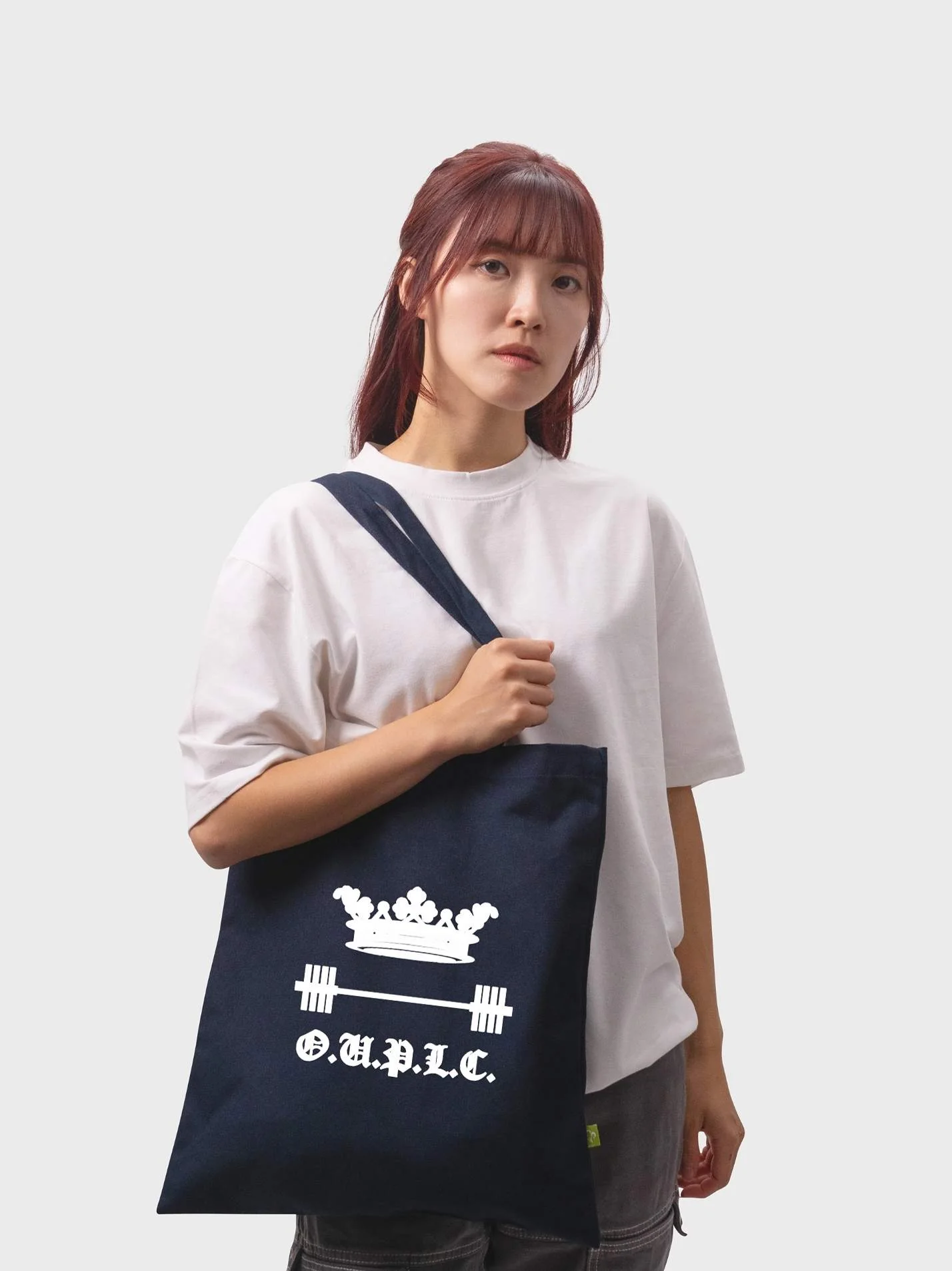 Oxford Powerlifting Organic Cotton Printed Tote Bag - Image 2