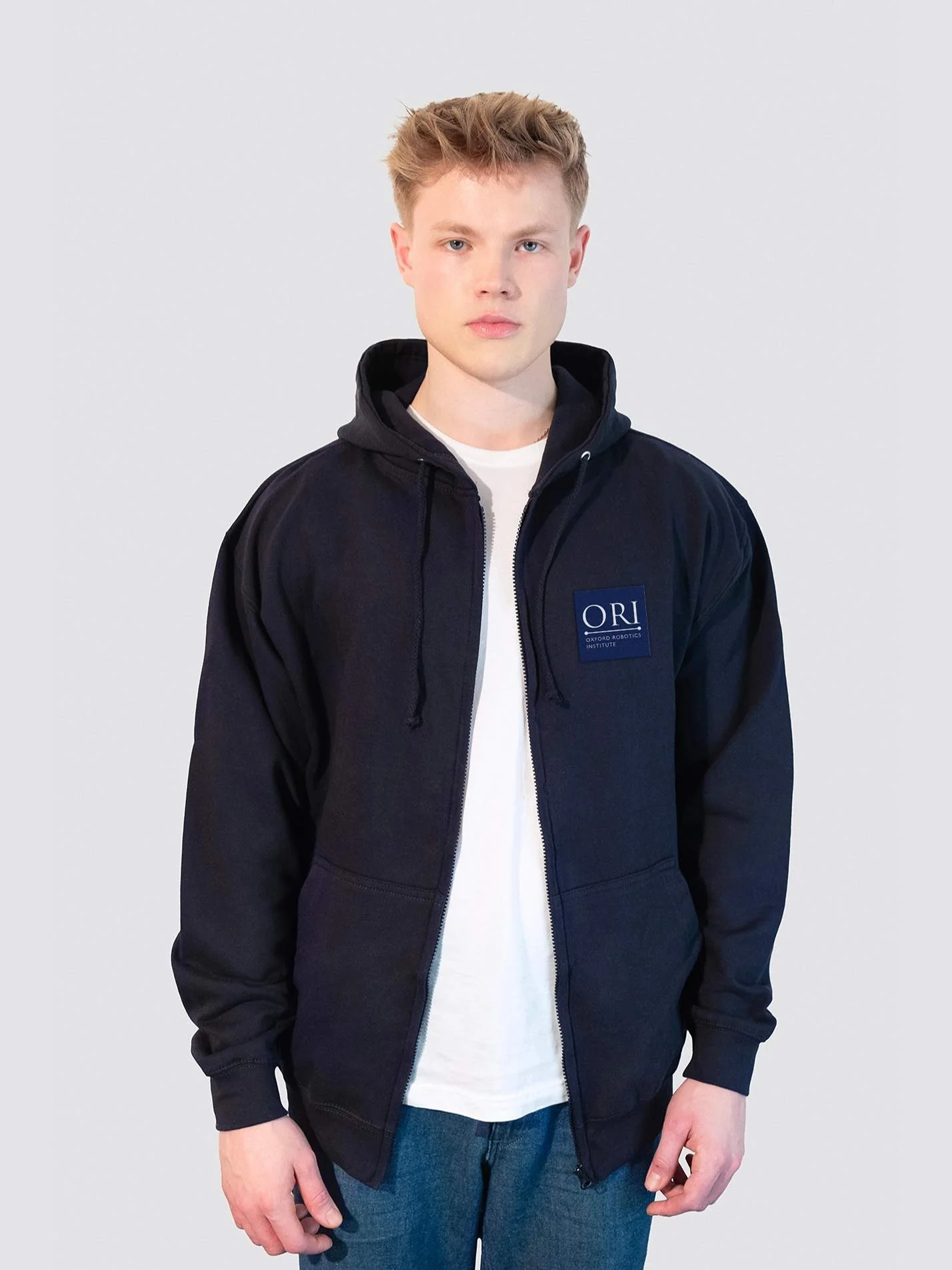 Oxford Robotics Institute Zip-Up Unisex Hoodie - Image 6