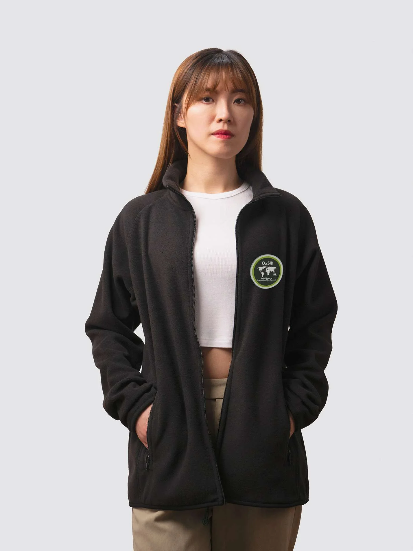 Oxford Society for International Development Sustainable Unisex Full Zip Fleece