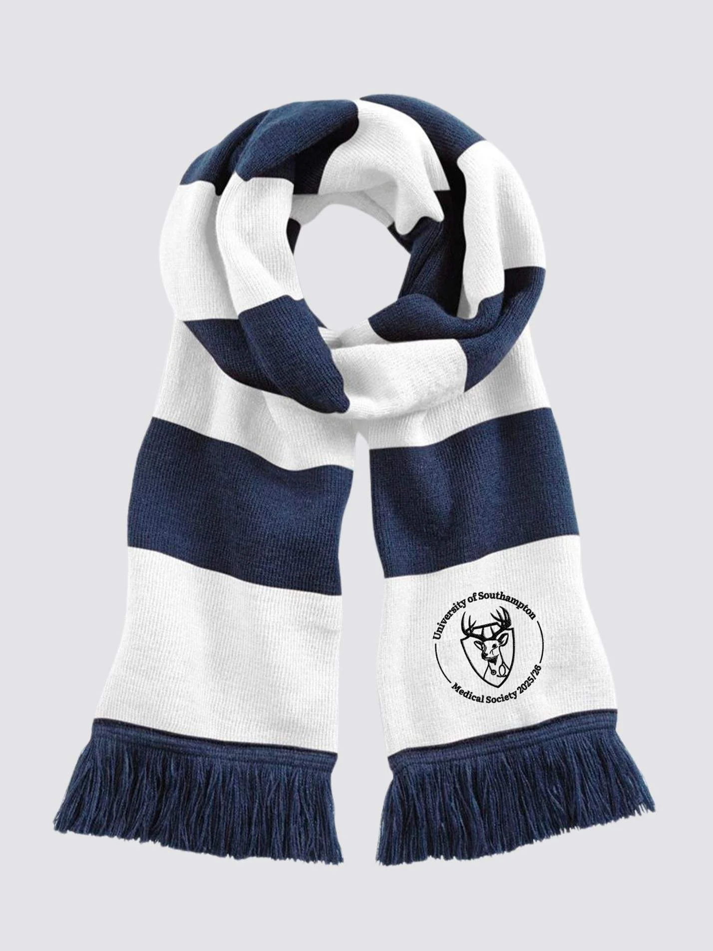 Southampton Medical Society Striped Scarf