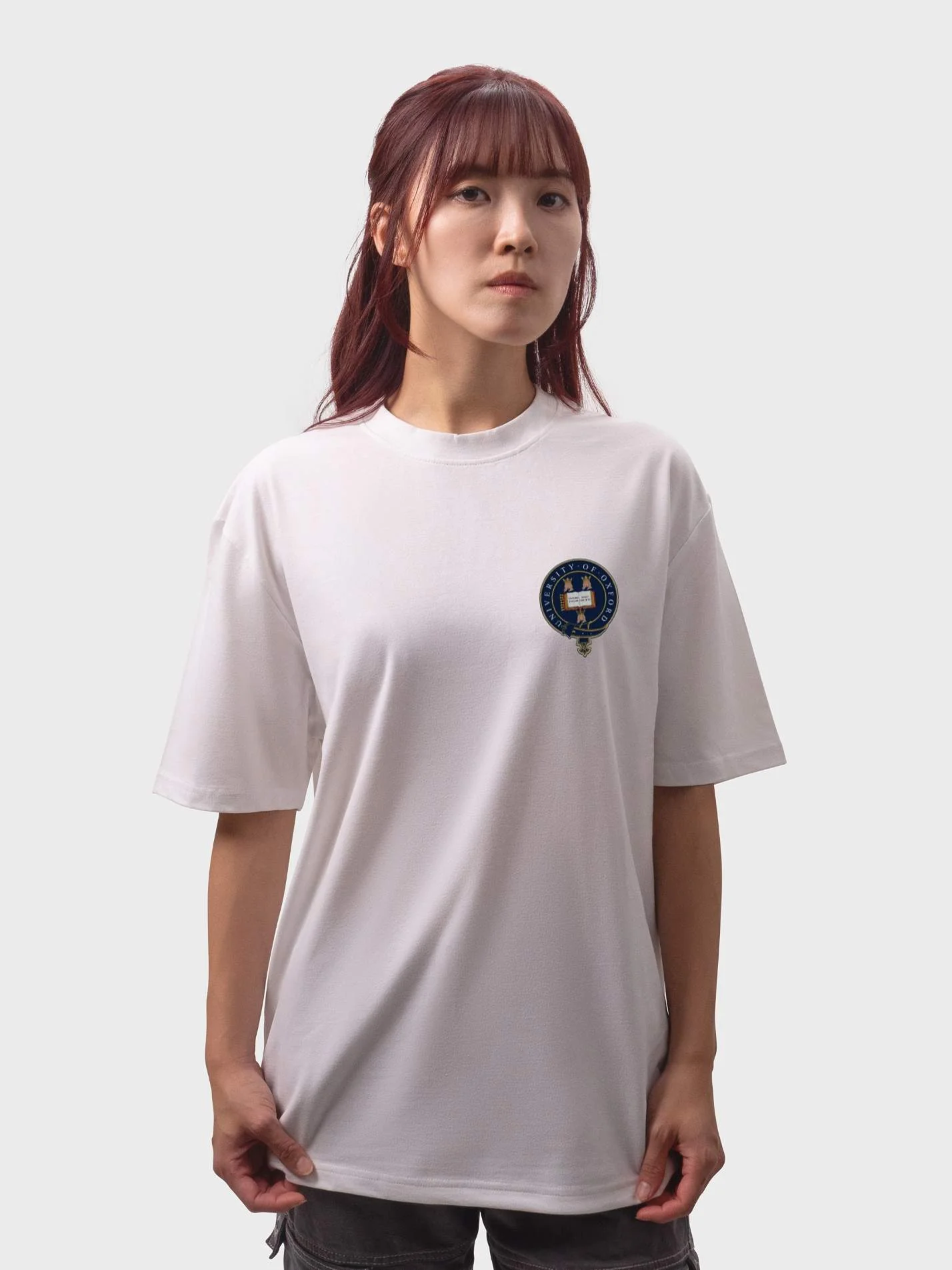 Oxford Swiftsoc Unisex Heavy Oversized T-Shirt - Image 3