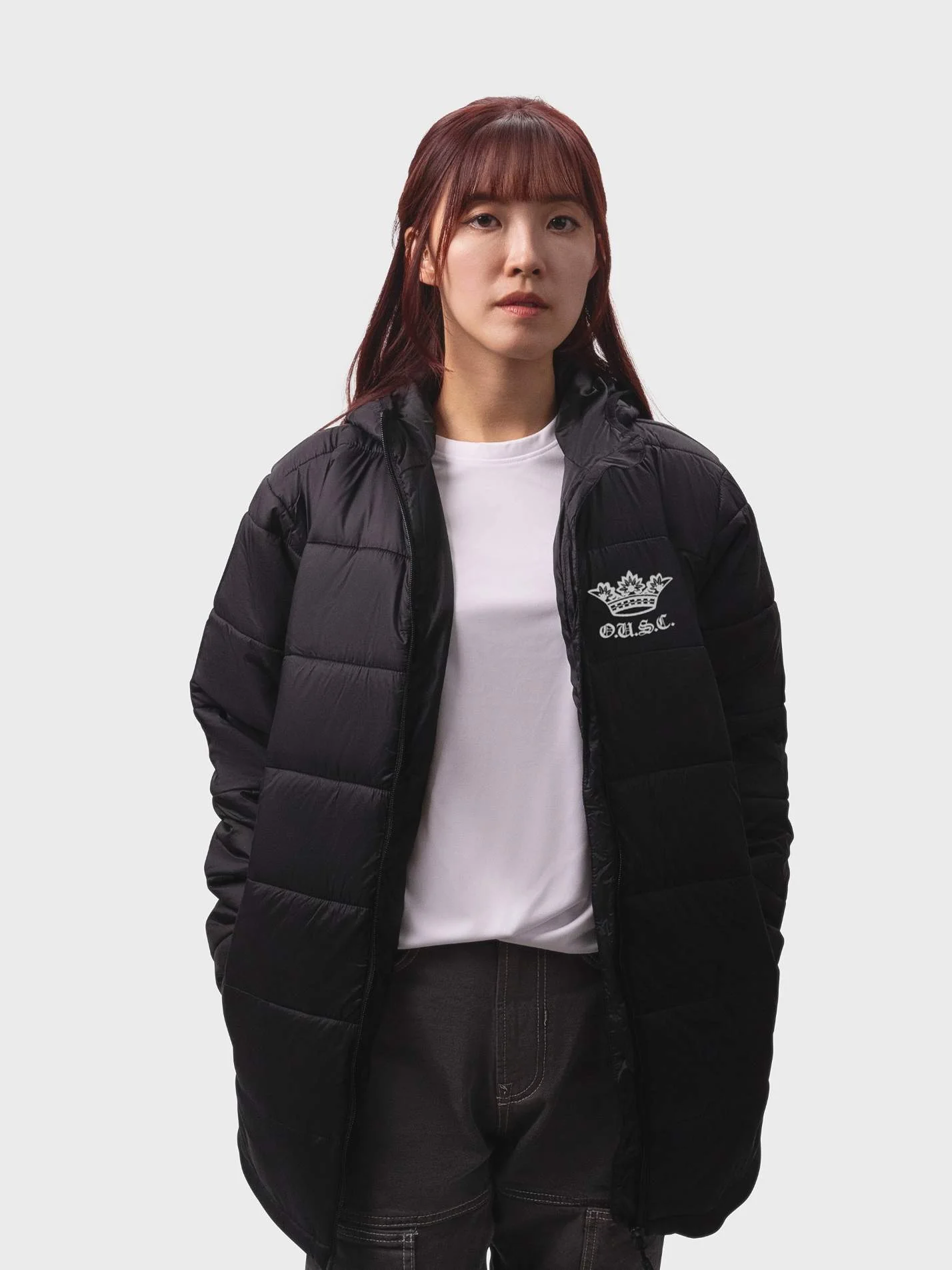Oxford Swimming Sustainable Unisex Hooded Puffer Jacket