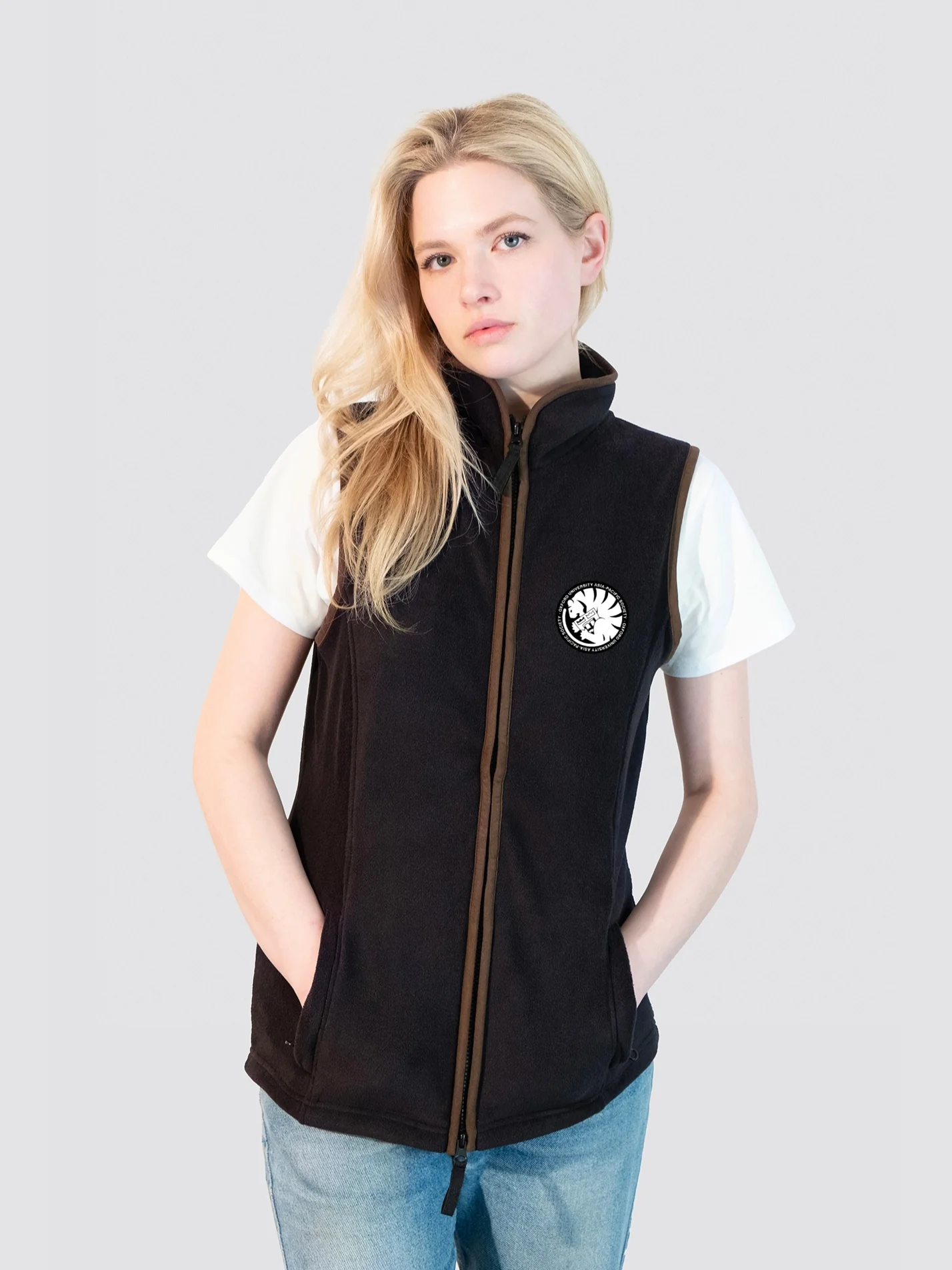 Oxford University Asian Pacific Society Ladies Heritage Gilet Fleece - Image 3