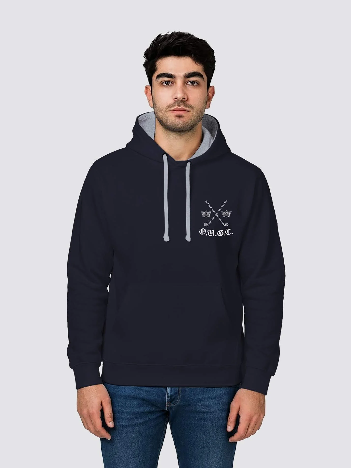 Oxford University Golf Club Contrast Hoodie