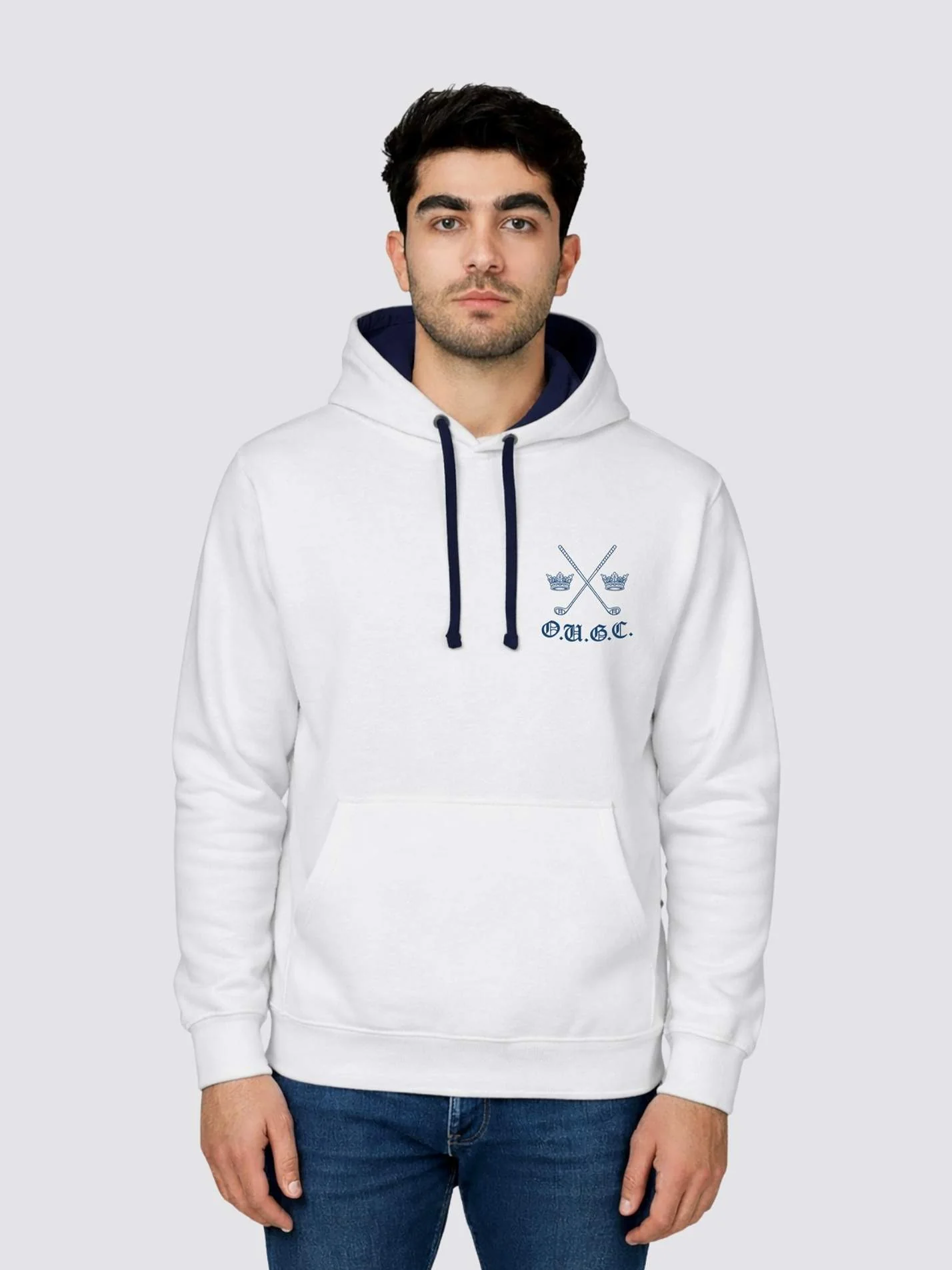 Oxford University Golf Club Contrast Hoodie - Image 4