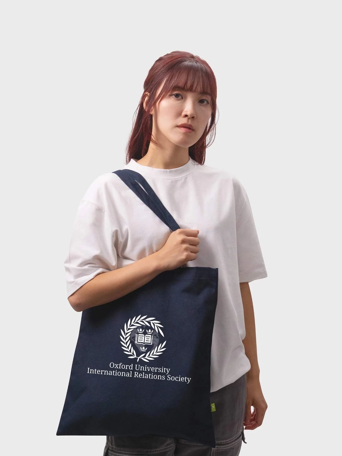 Oxford University International Relations Society Organic Cotton Printed Tote Bag - Image 2
