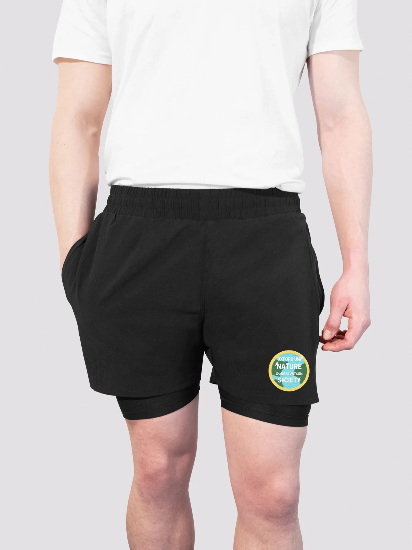 Oxford University Nature Conservation Society Men's Dual Layer Sports Shorts