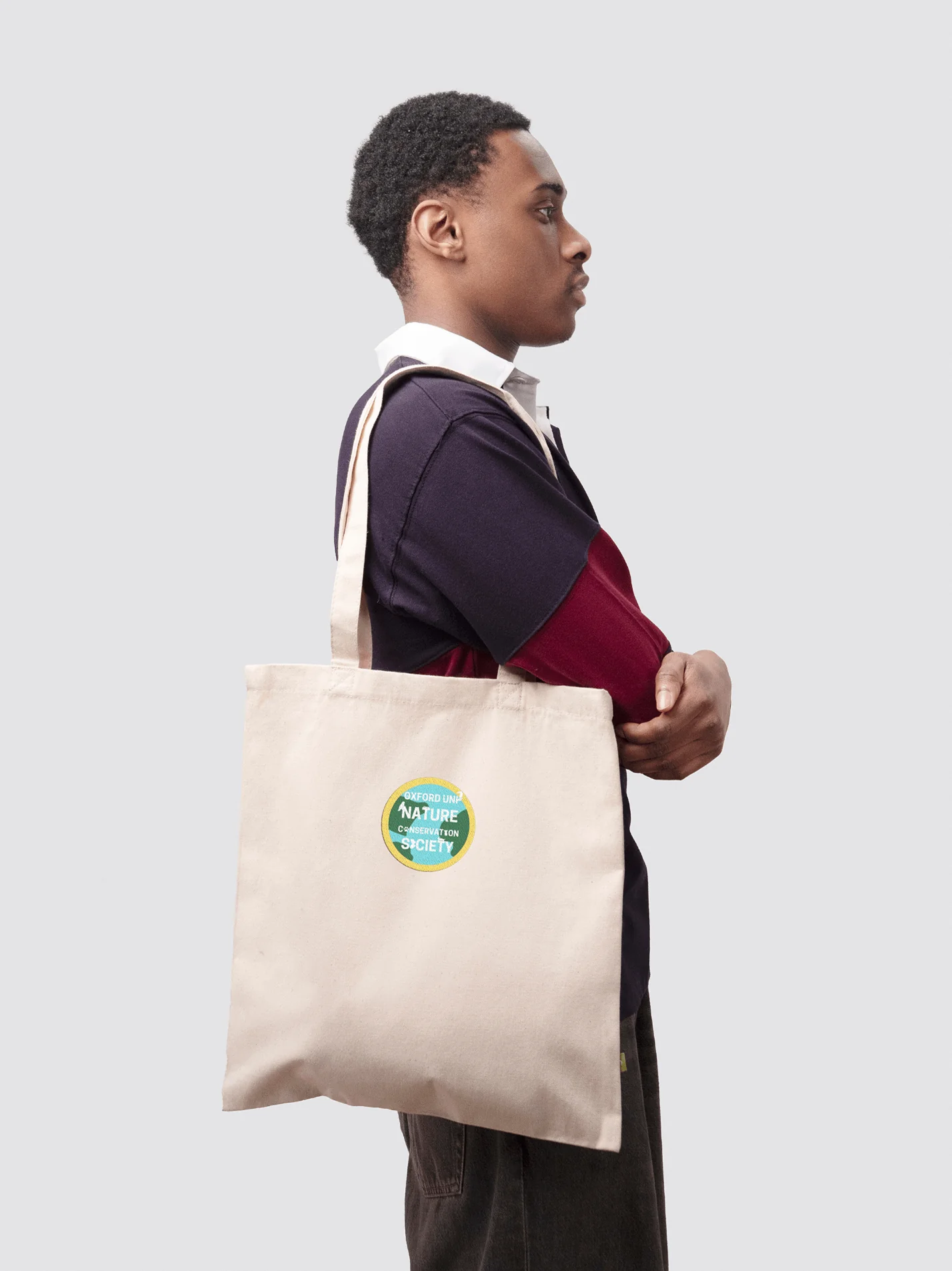 Oxford University Nature Conservation Society Organic Cotton Printed Tote Bag