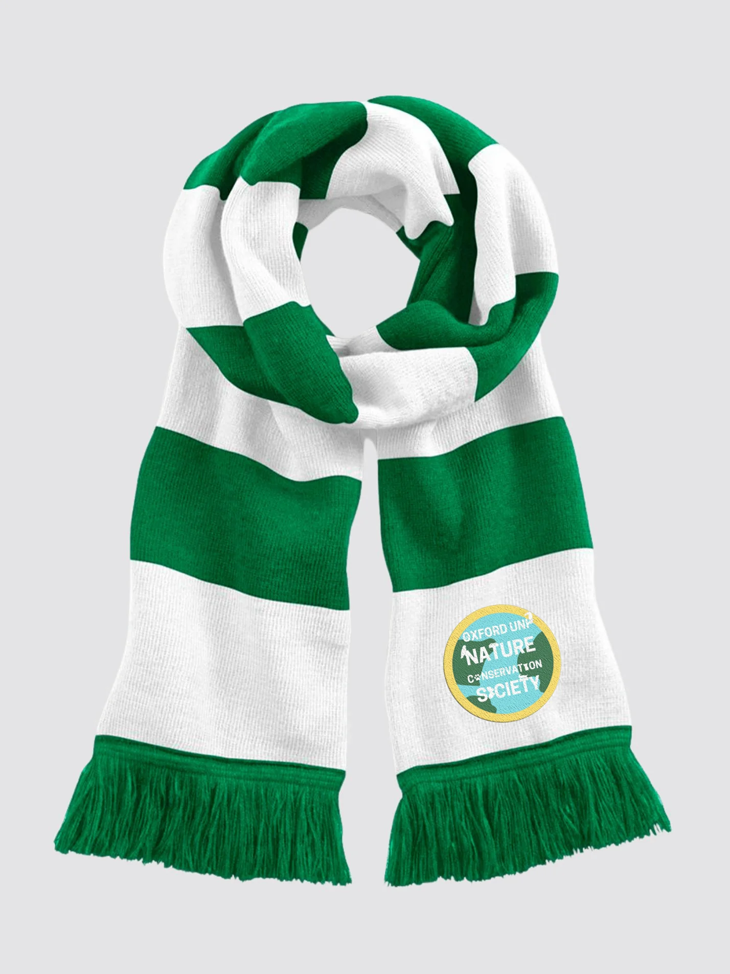Oxford University Nature Conservation Society Striped Scarf - Image 2