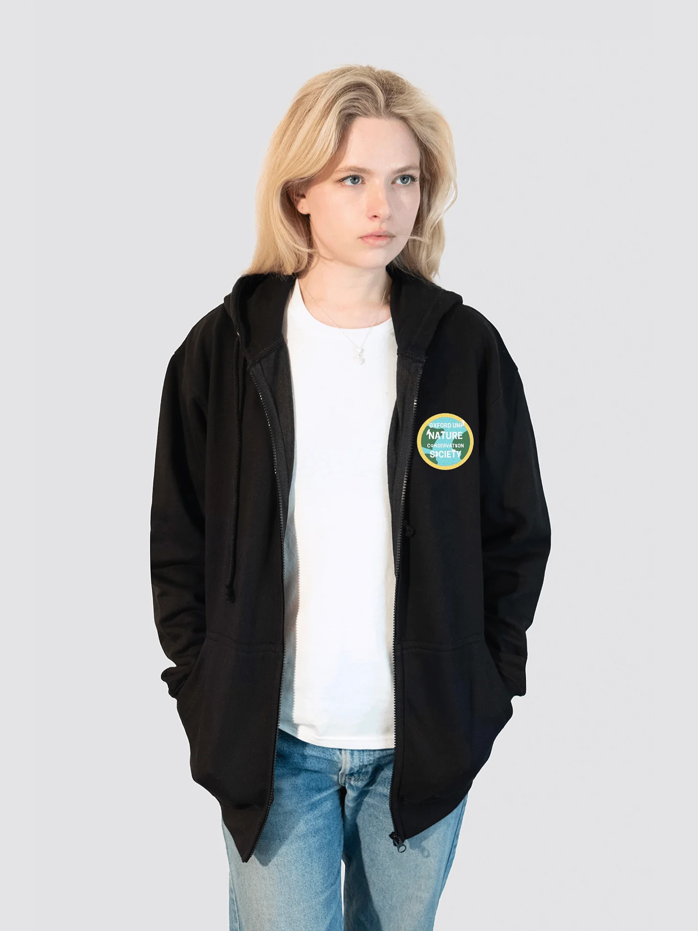 Oxford University Nature Conservation Society Zip-Up Unisex Hoodie