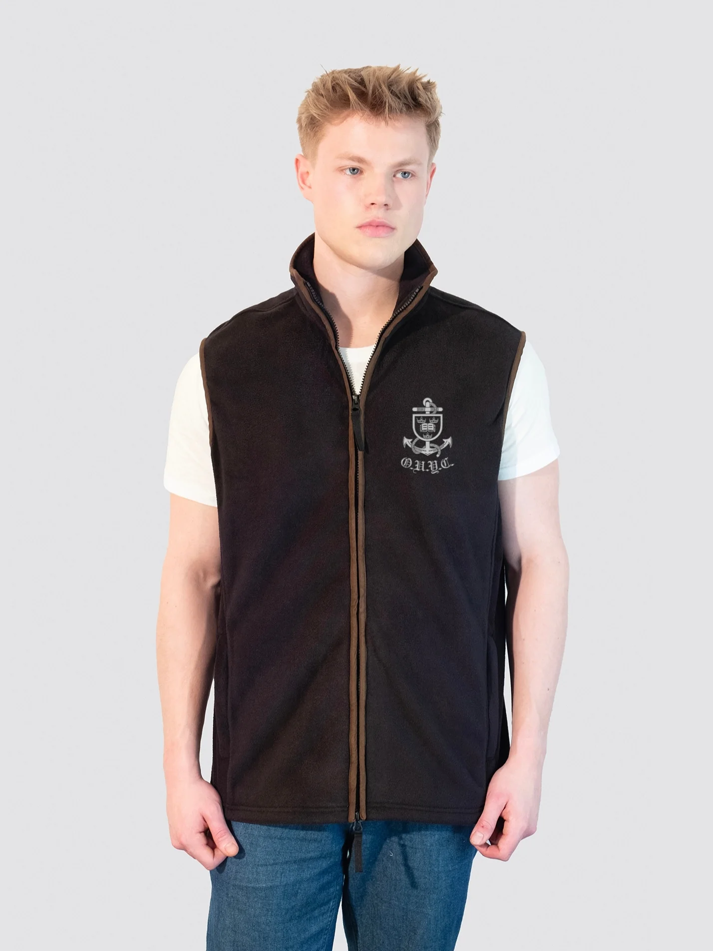 Oxford University Yacht Club Men's Heritage Gilet Fleece - Image 3