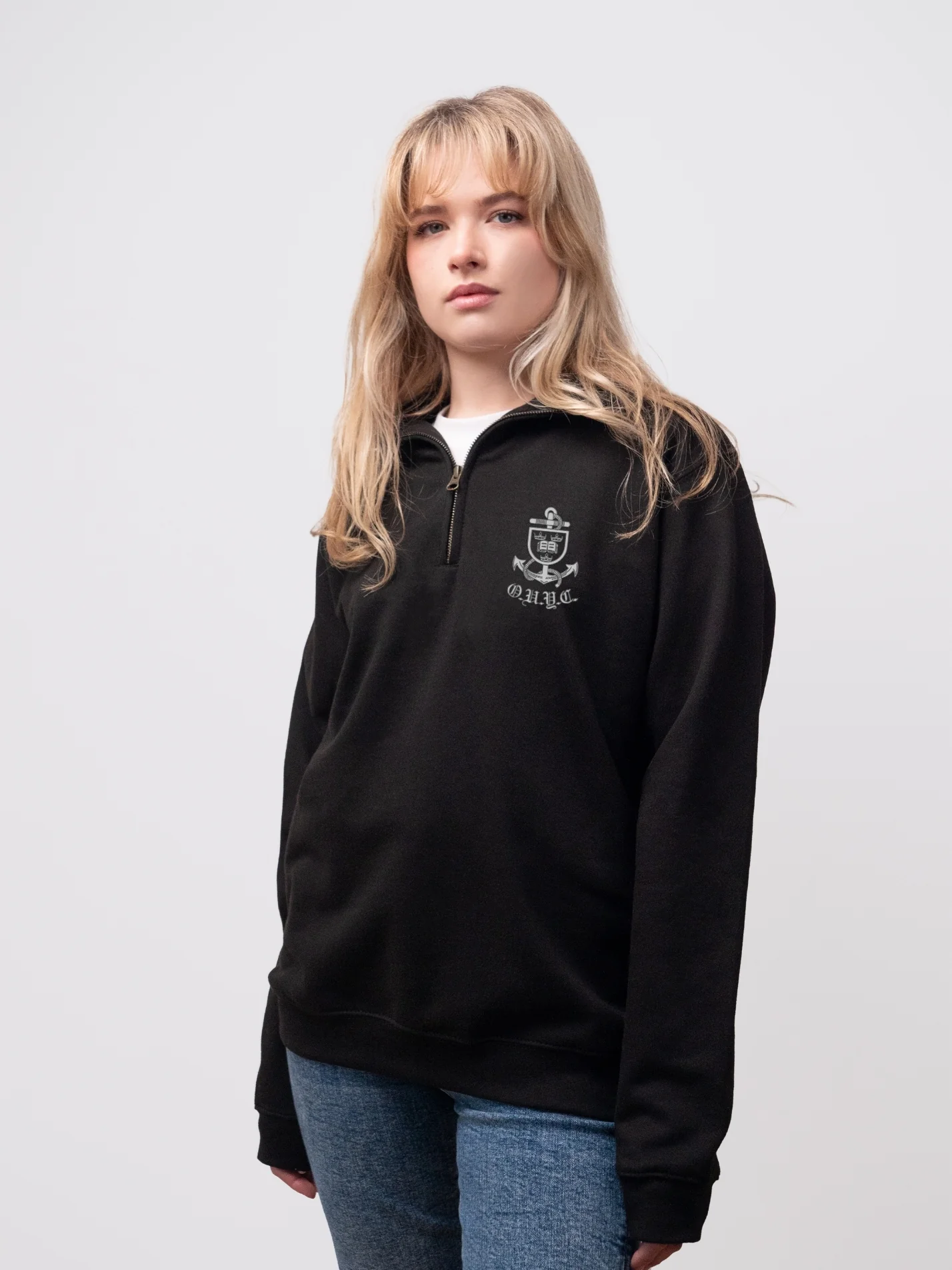 Oxford University Yacht Club Unisex 1/4 Zip Sweatshirt